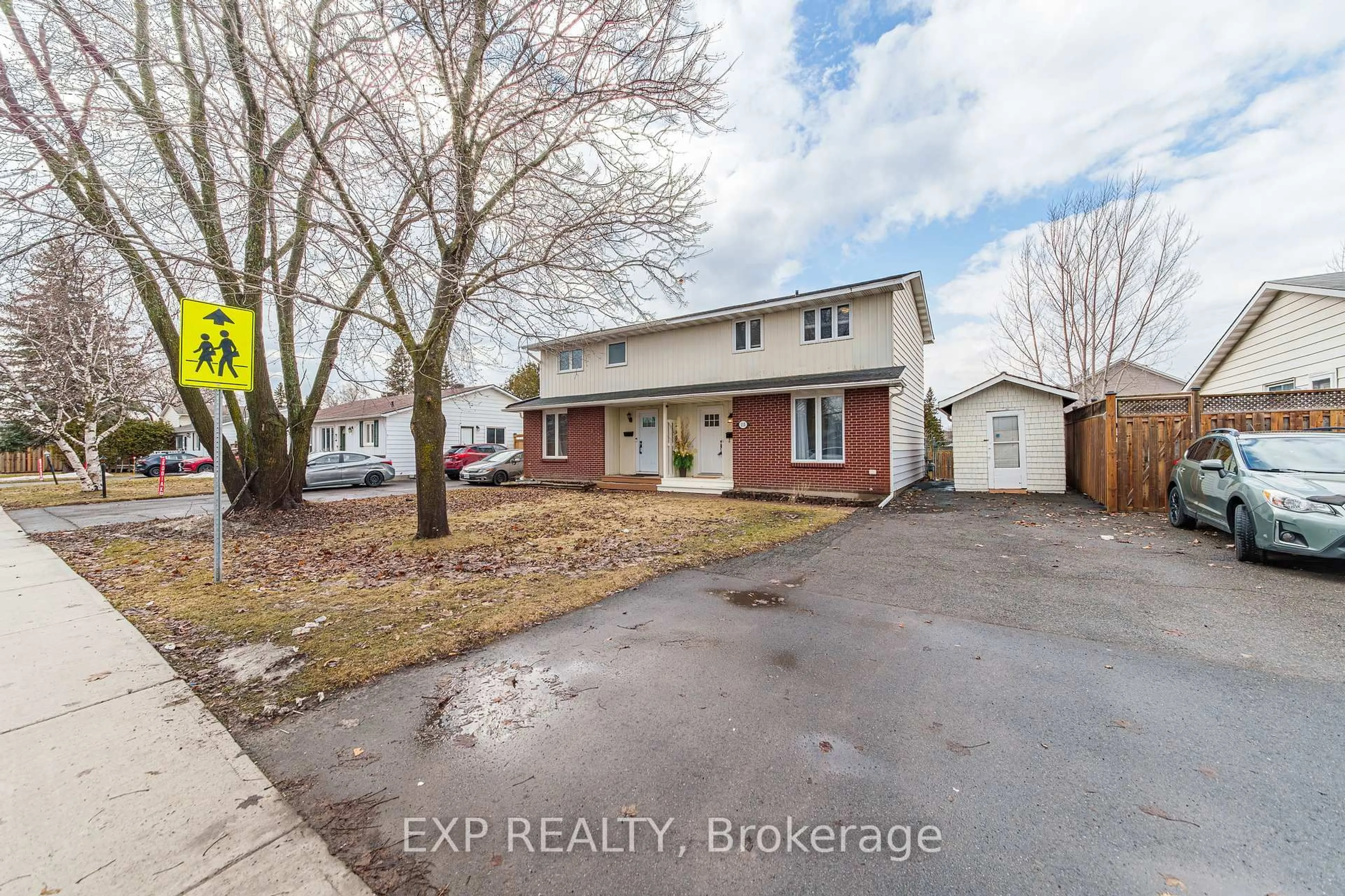 A pic from outside/outdoor area/front of a property/back of a property/a pic from drone, street for 115 Sheldrake Dr, Ottawa Ontario K2L 1T1