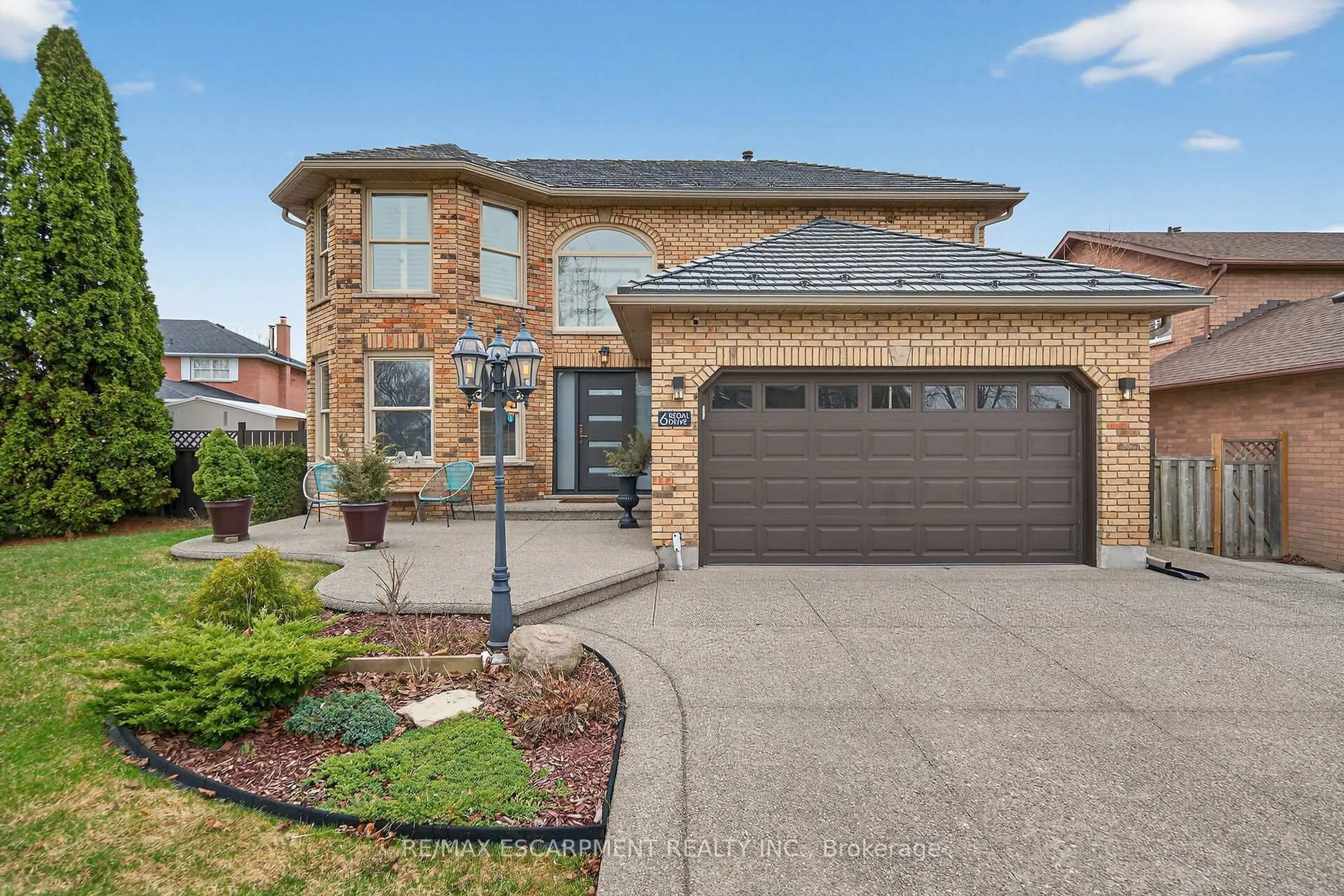 Home with brick exterior material, street for 6 Regal Dr, Hamilton Ontario L8W 2P4