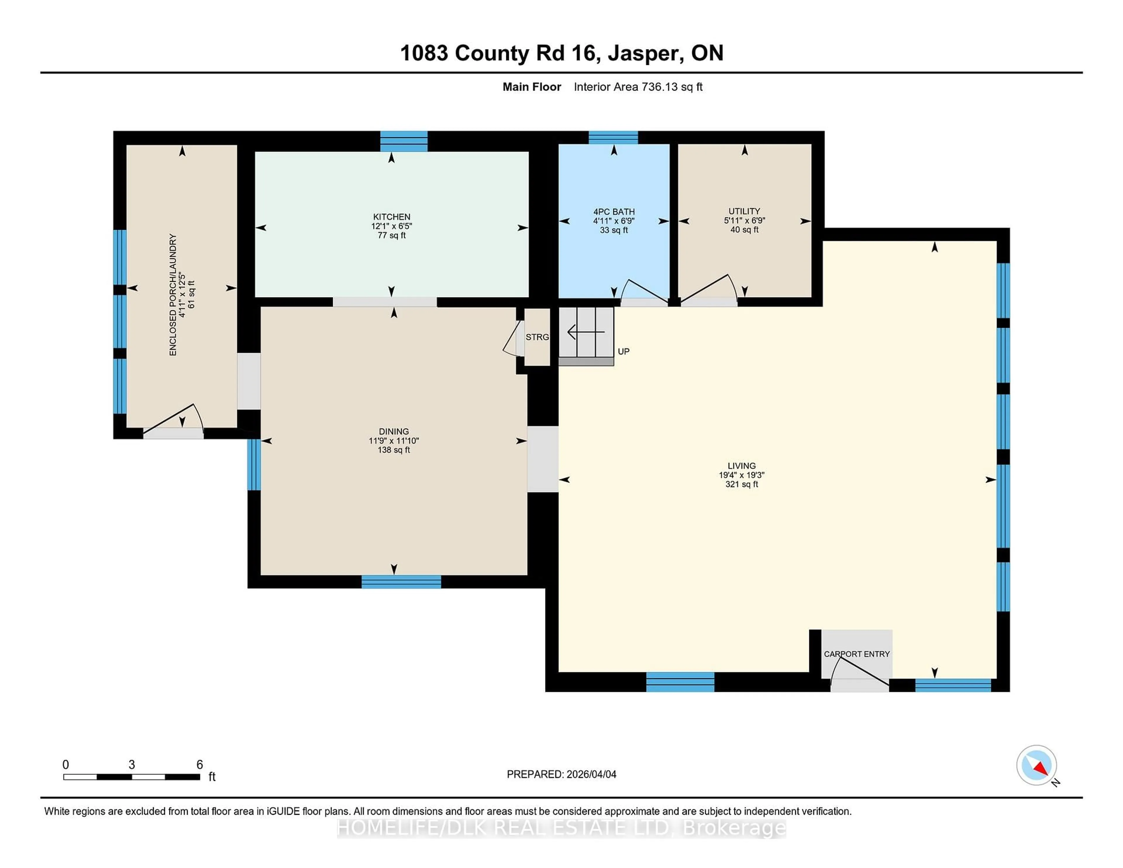 Floor plan for 1083 County Road 16 Rd, Merrickville-Wolford Ontario K0G 1G0