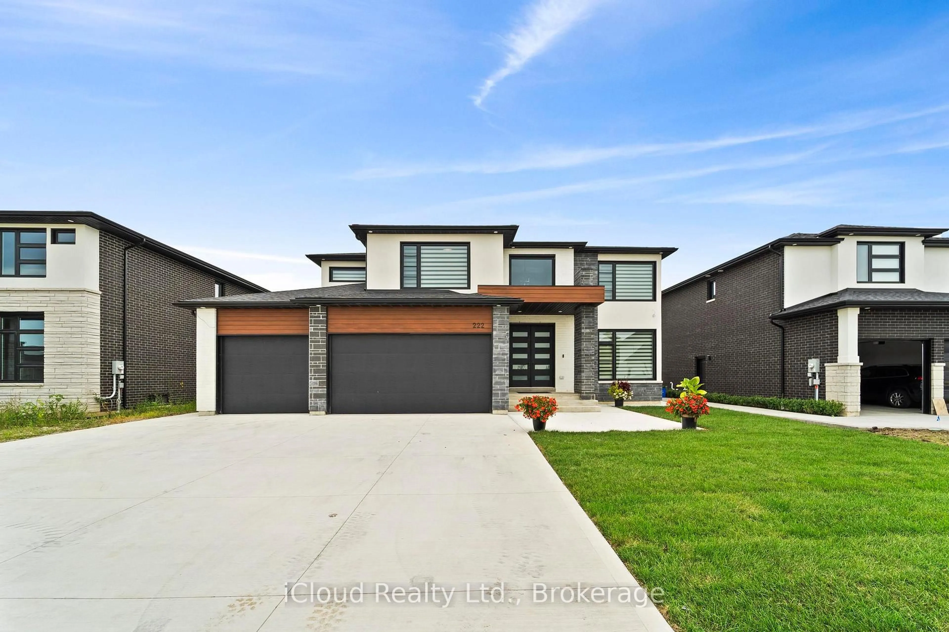 Home with brick exterior material, street for 222 Cowan Crt, Amherstburg Ontario N9V 0G9