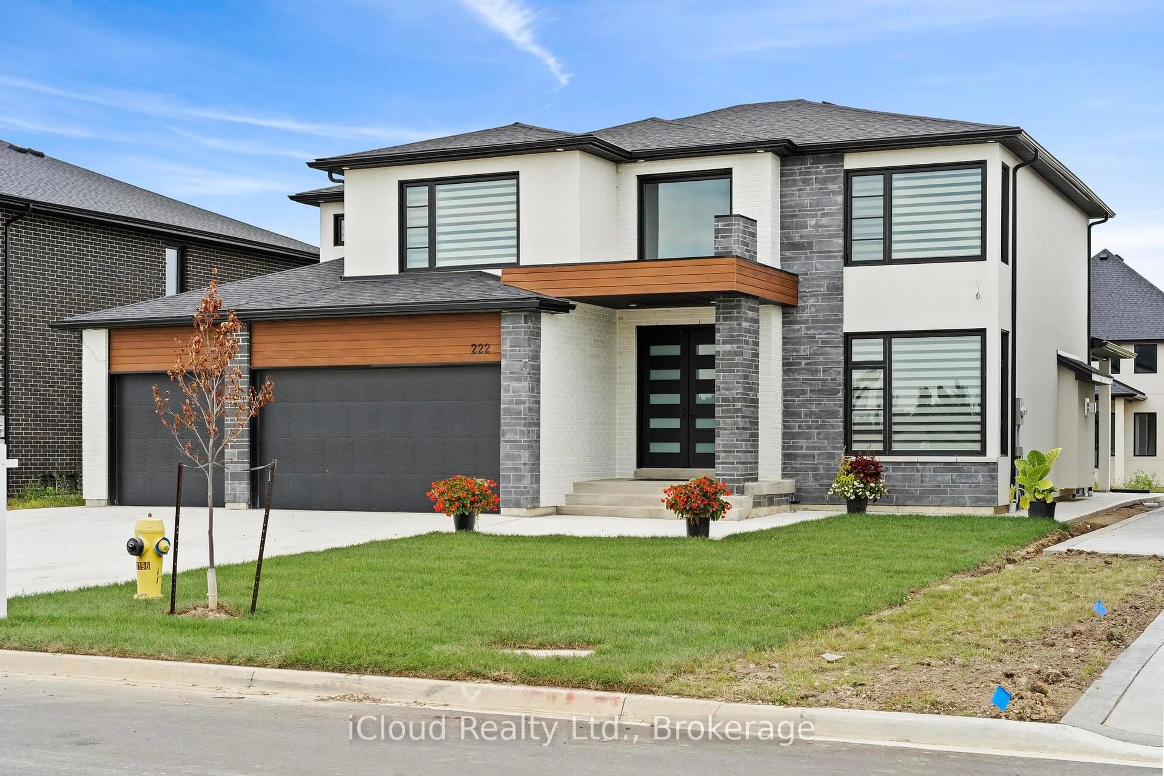 Home with brick exterior material, street for 222 Cowan Crt, Amherstburg Ontario N9V 0G9