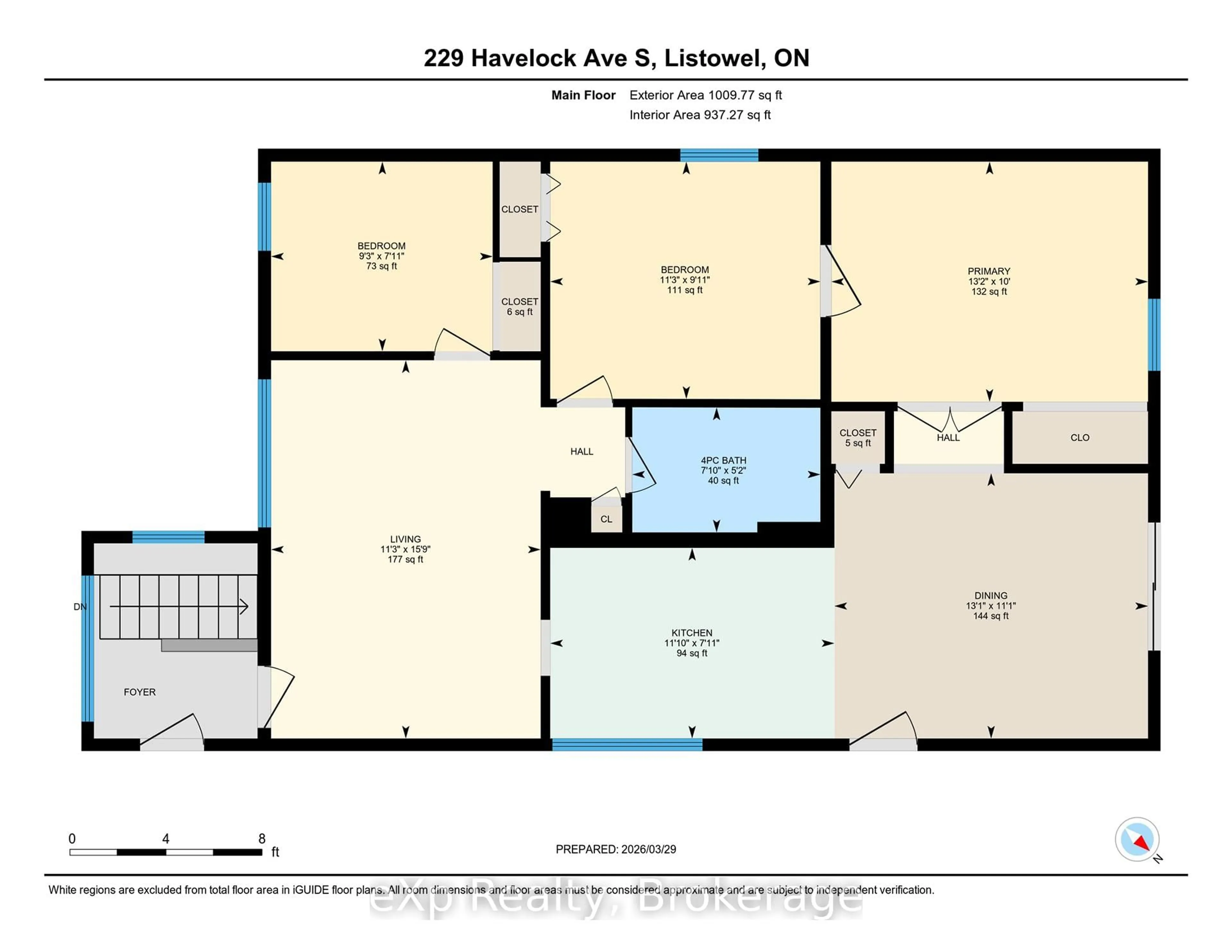Floor plan for 229 Havelock Ave, North Perth Ontario N4W 2A5