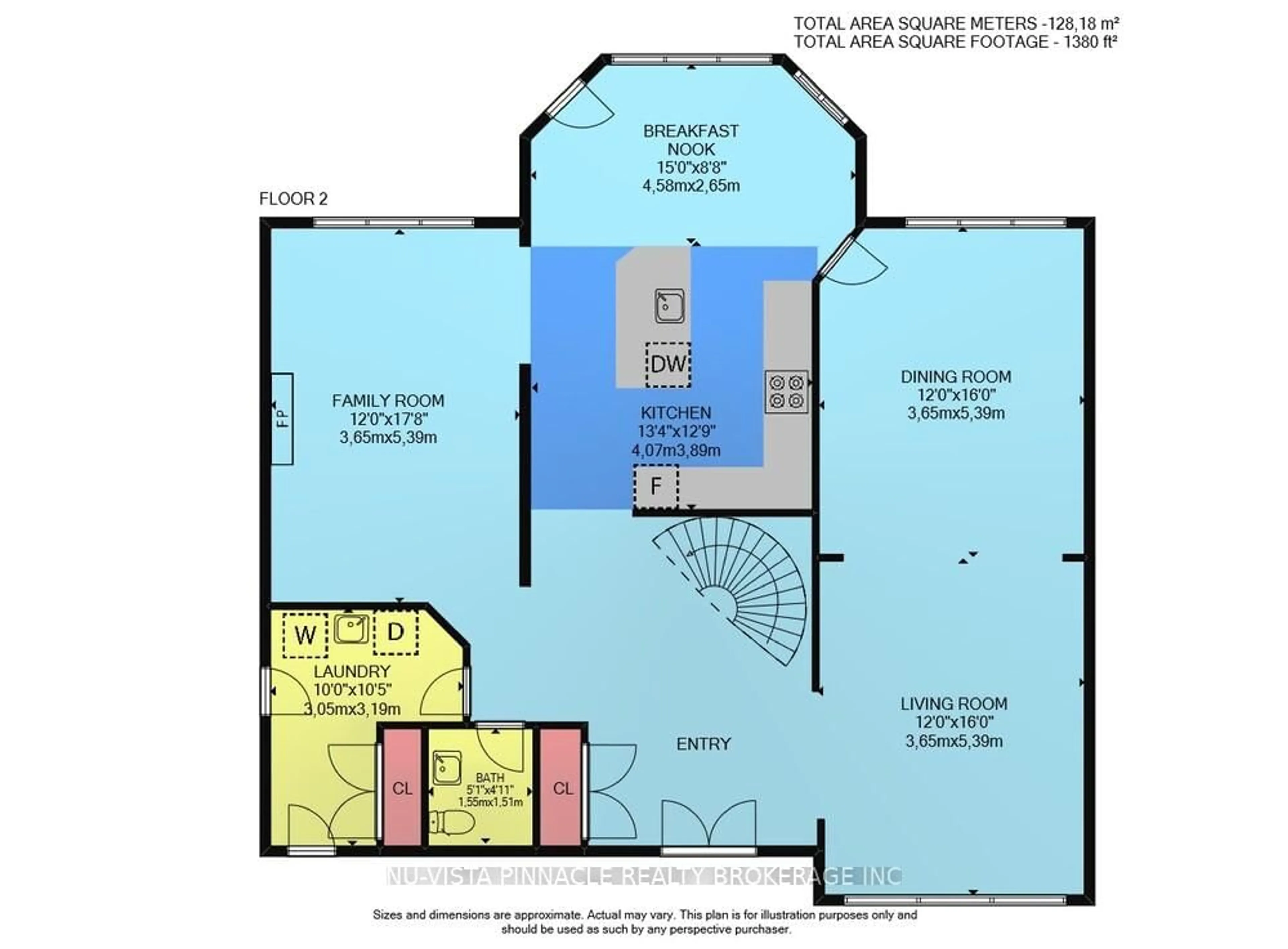 Floor plan for 532 Rosecliffe Terr, London South Ontario N6K 4H6