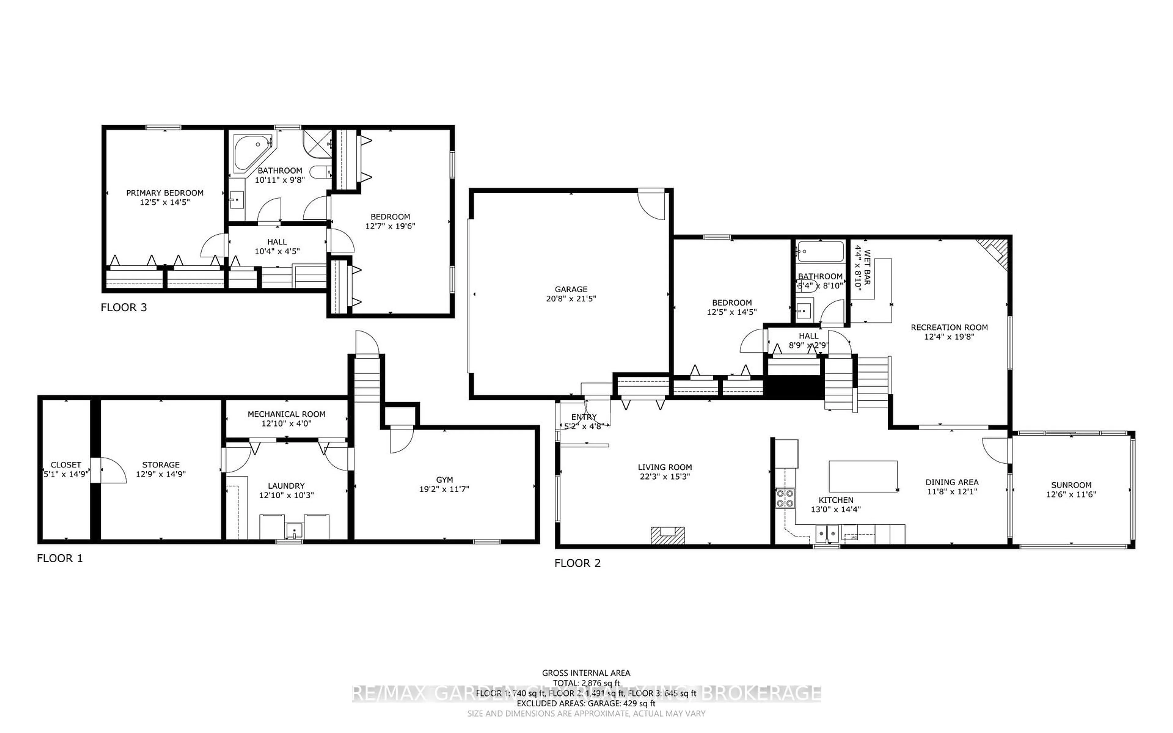 Floor plan for 7059 Parkside Rd, Niagara Falls Ontario L2H 3L6