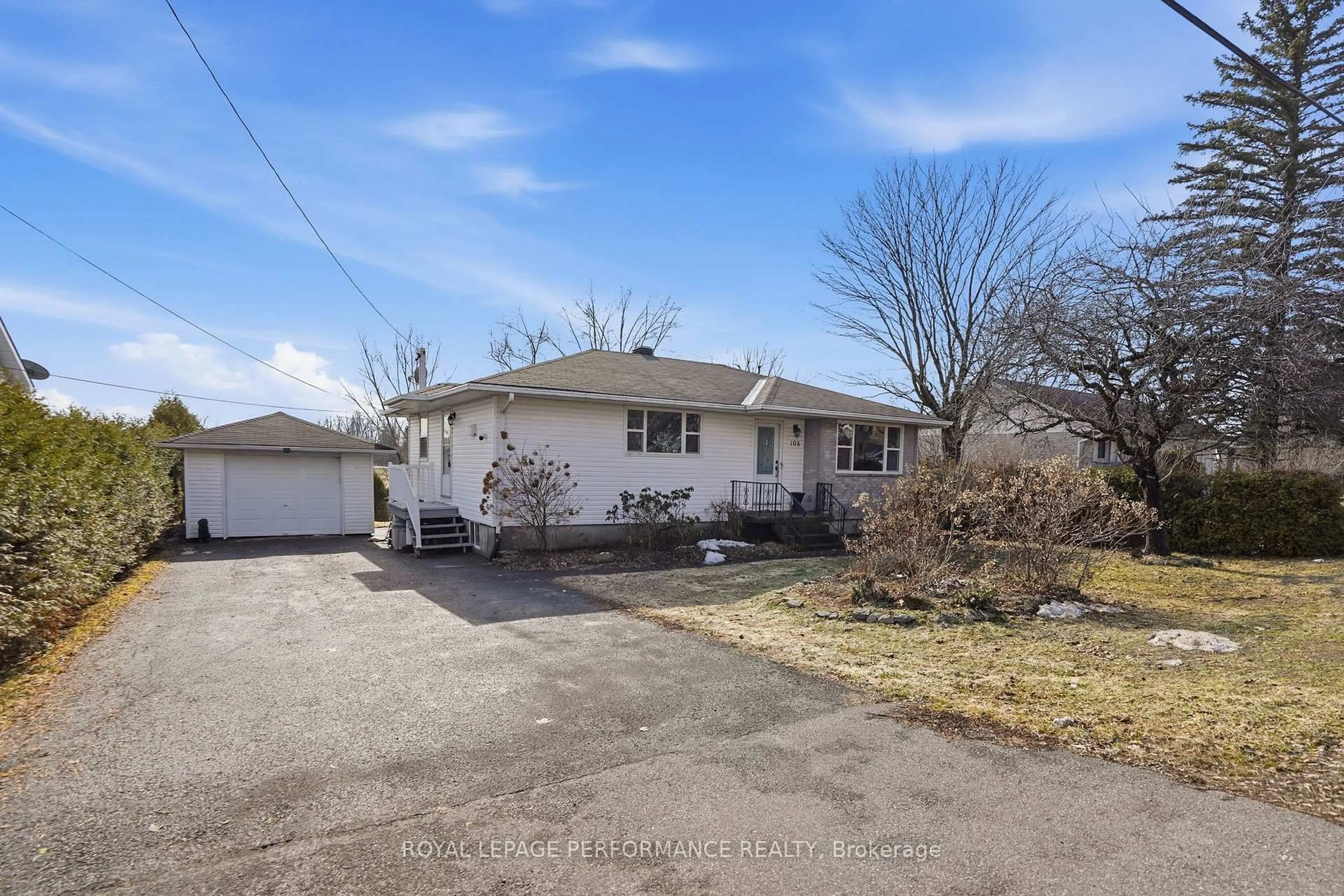 A pic from outside/outdoor area/front of a property/back of a property/a pic from drone, street for 108 John St, Champlain Ontario K0B 1K0