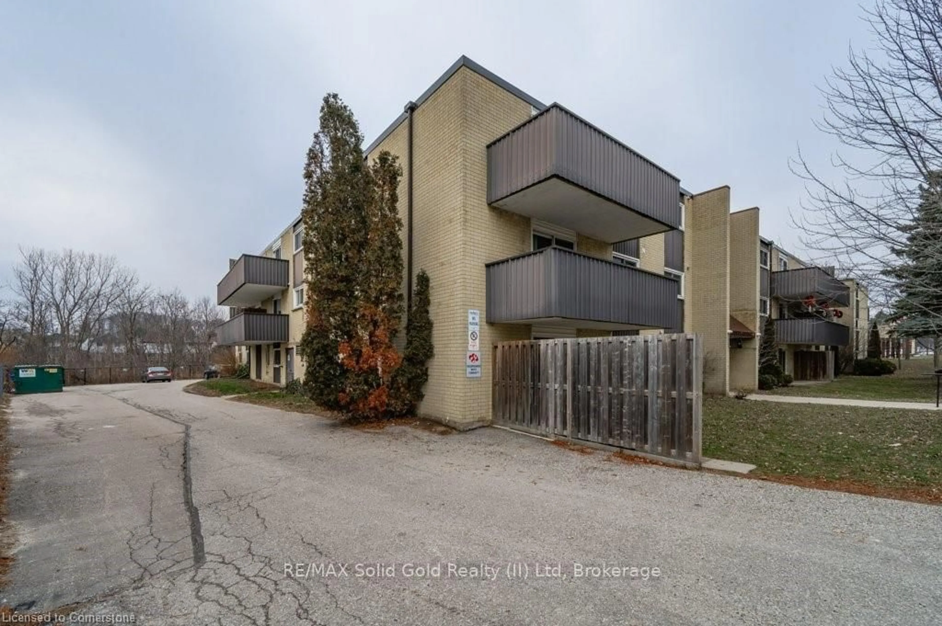 A pic from outside/outdoor area/front of a property/back of a property/a pic from drone, street for 75 Hazelglen Dr #308, Kitchener Ontario N2M 2E2