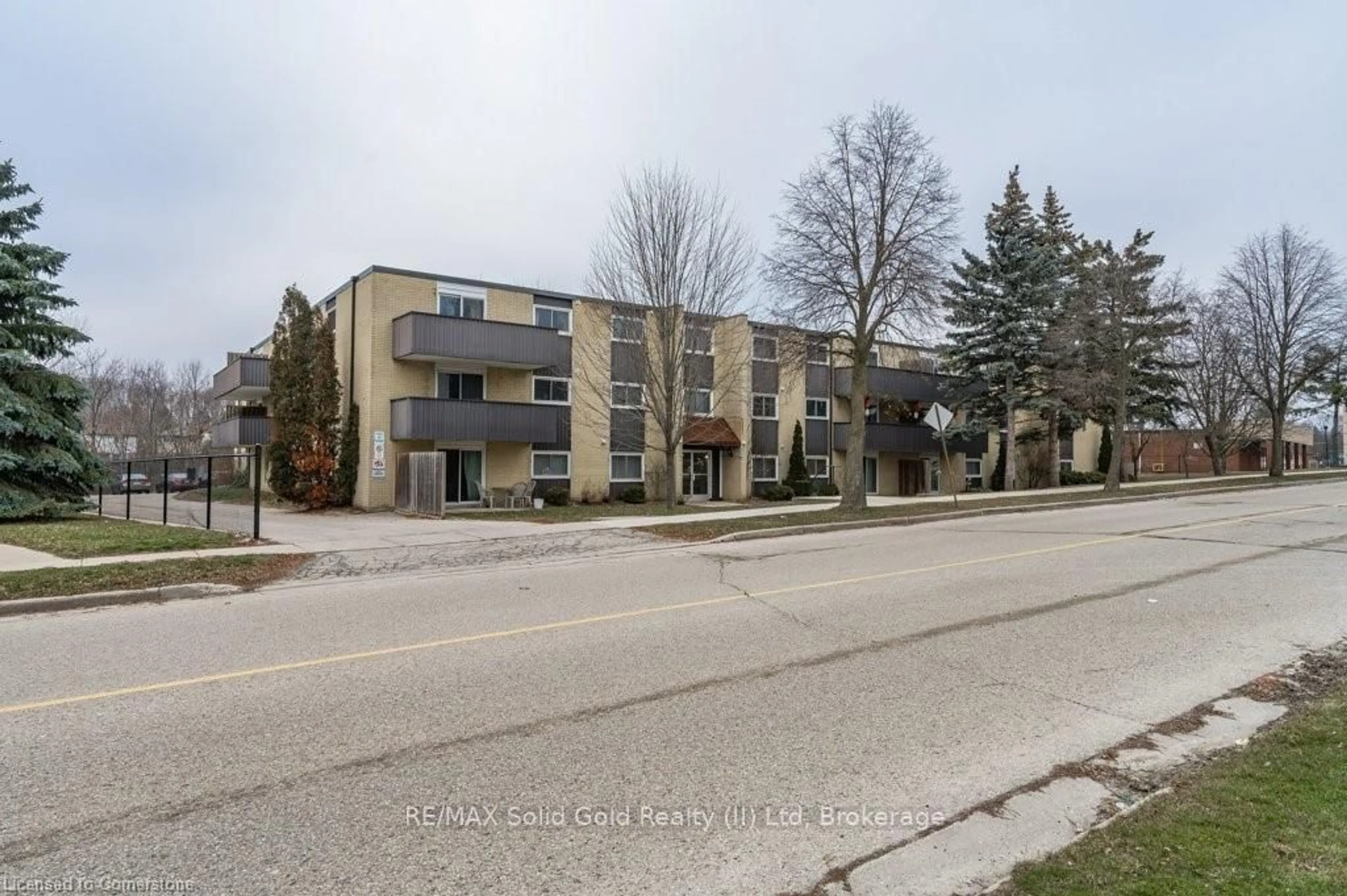 A pic from outside/outdoor area/front of a property/back of a property/a pic from drone, street for 75 Hazelglen Dr #308, Kitchener Ontario N2M 2E2