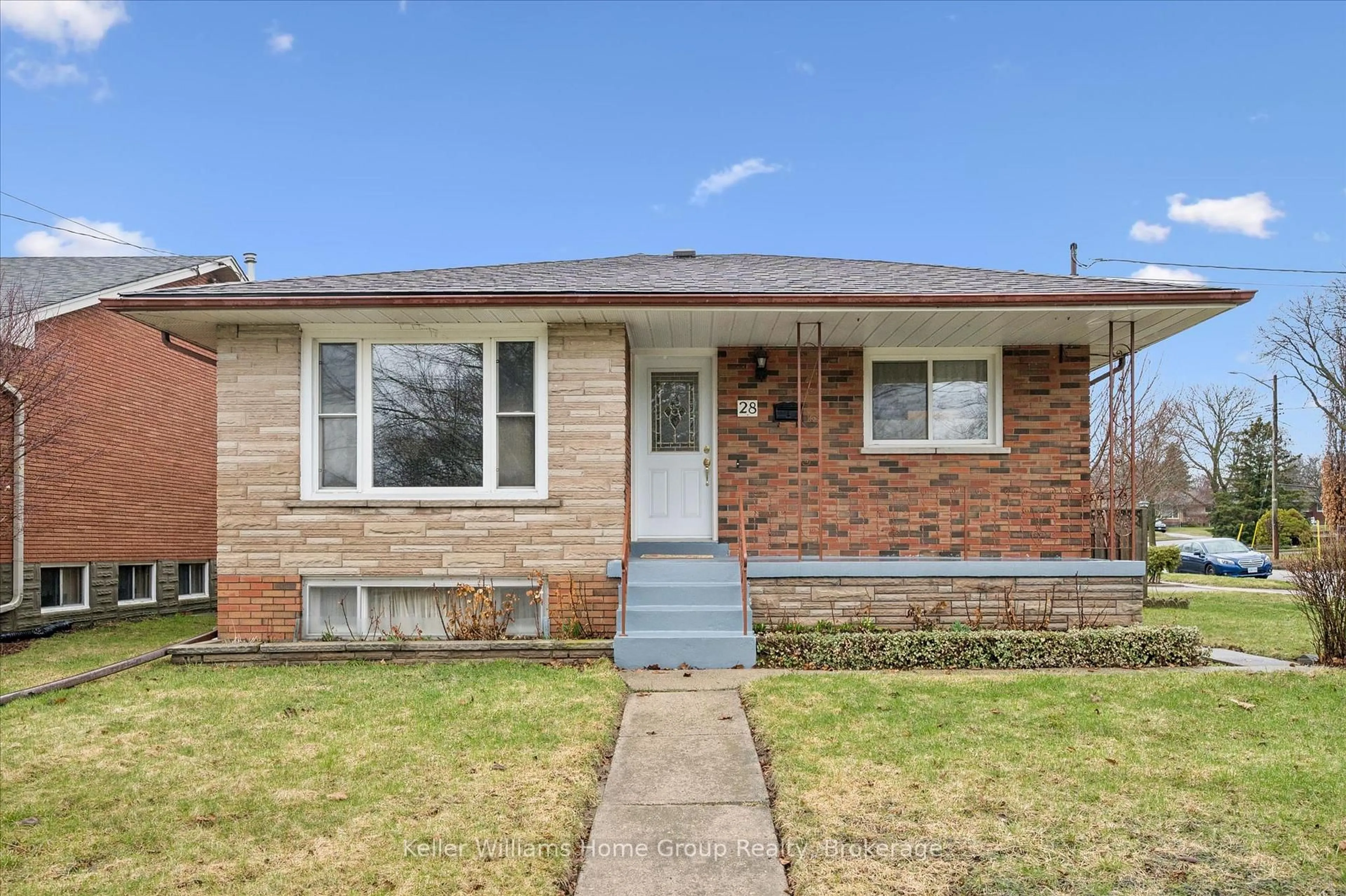 Home with brick exterior material, street for 28 Normandy Dr, Guelph Ontario N1E 2P4