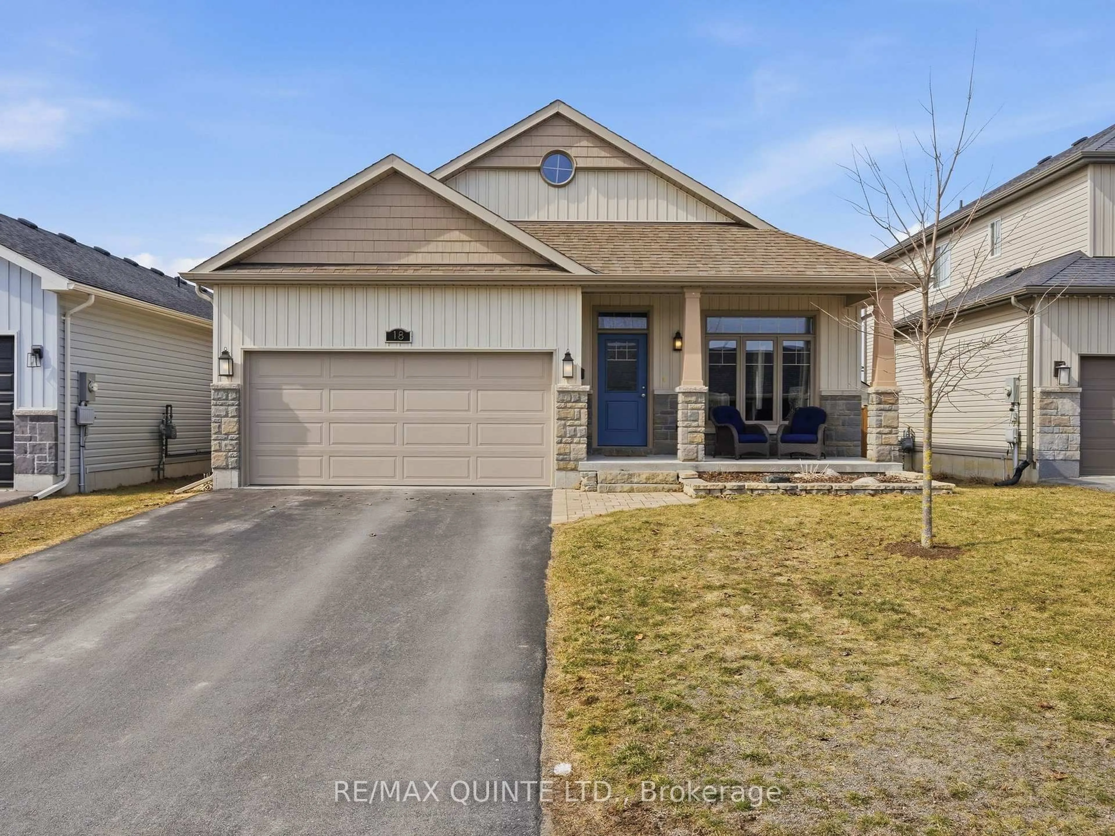 Home with brick exterior material, street for 18 Deacon Pl, Belleville Ontario K8P 0E9