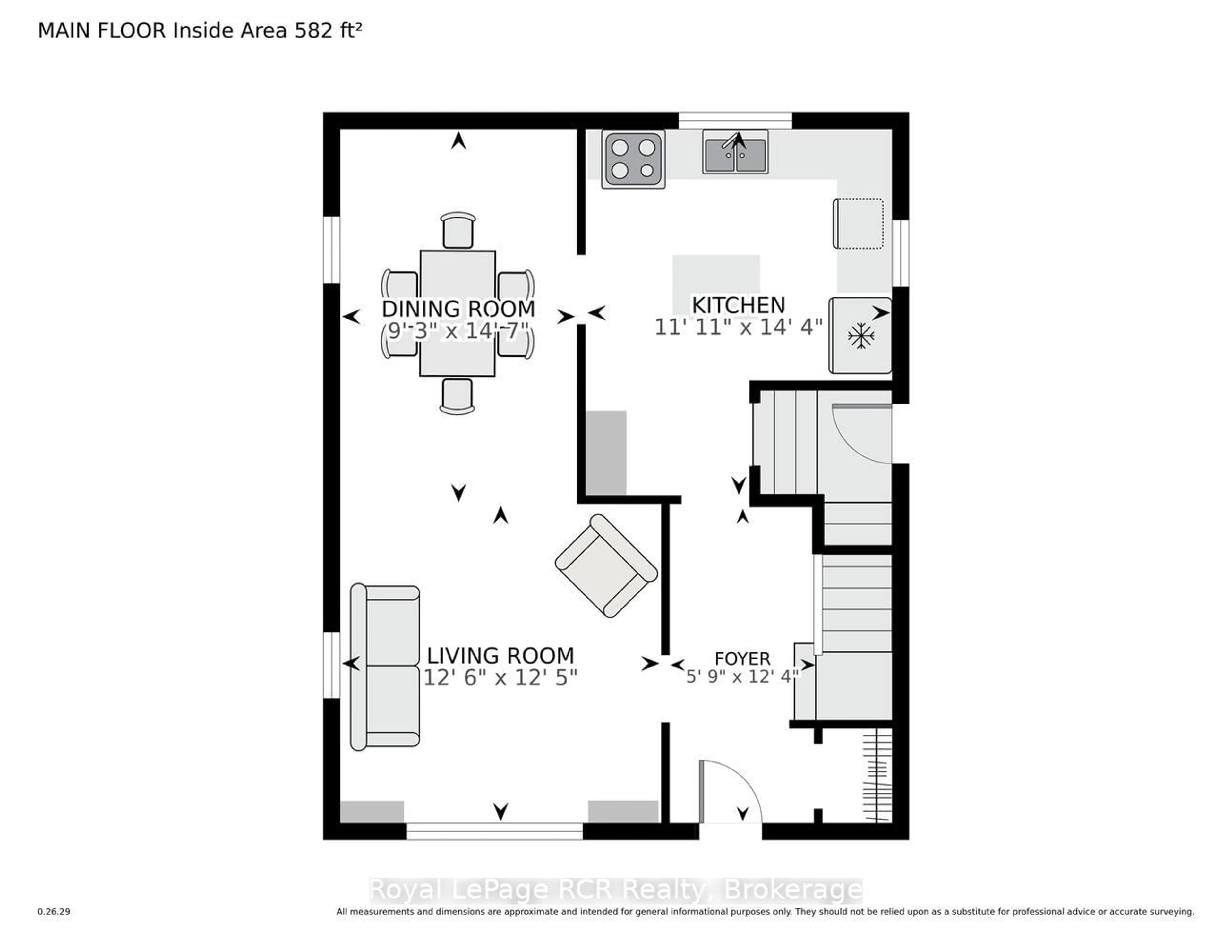 Floor plan for 662 7th Ave, Owen Sound Ontario N4K 2X8