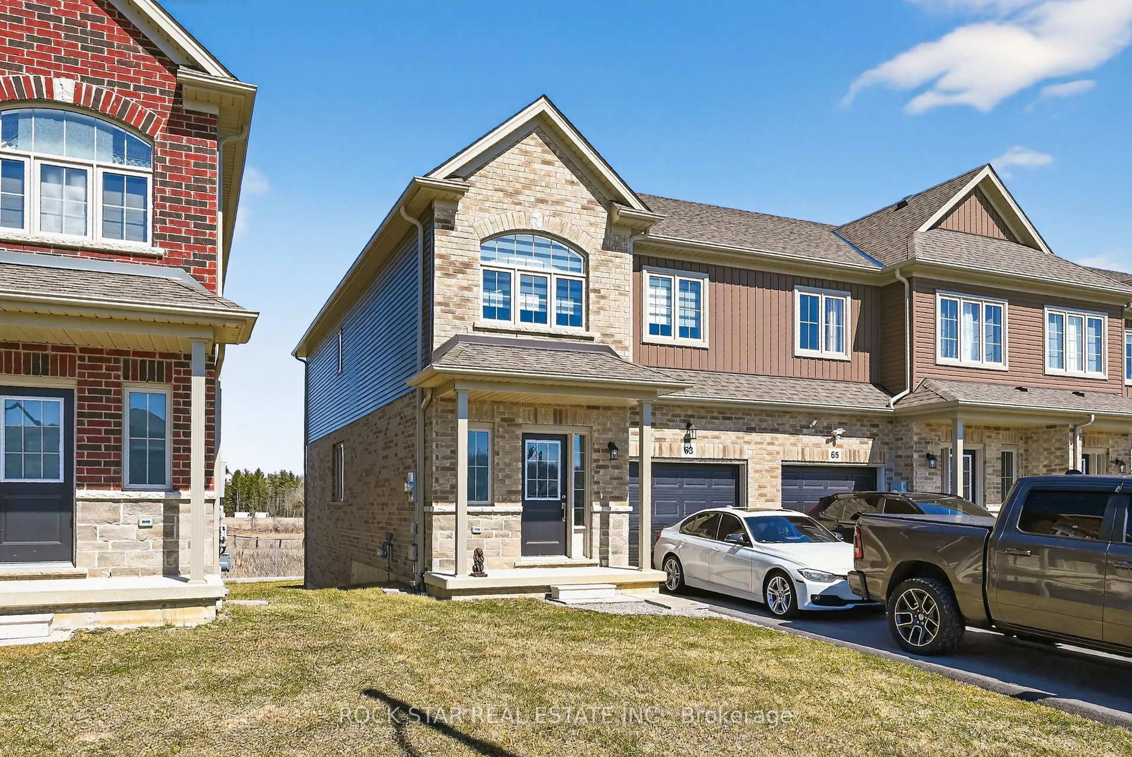 Home with brick exterior material, street for 63 Lloyd Davies Way, Hamilton Ontario L0R 1C0