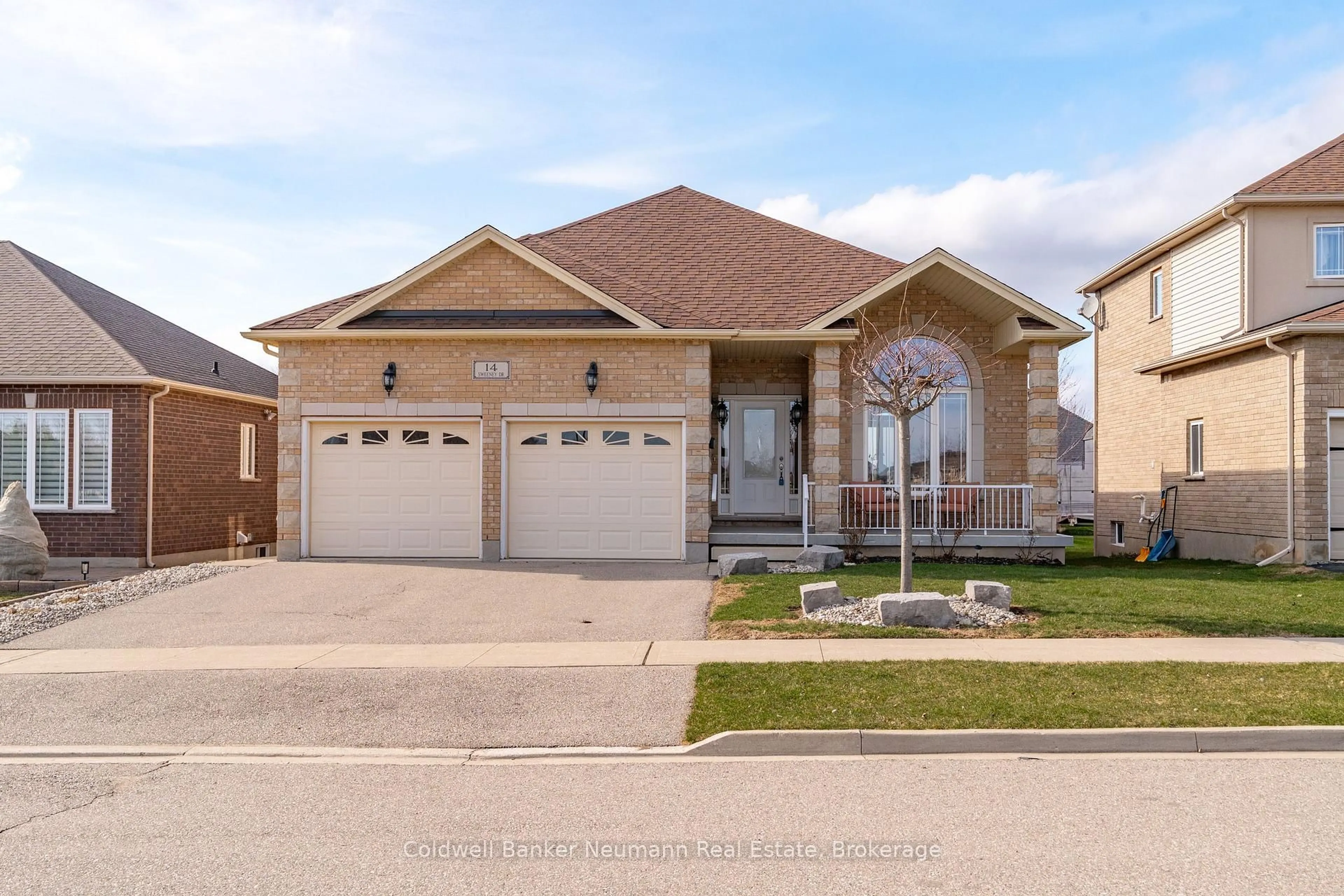 Home with brick exterior material, street for 14 Sweeney Dr, Guelph Ontario N1G 0A6