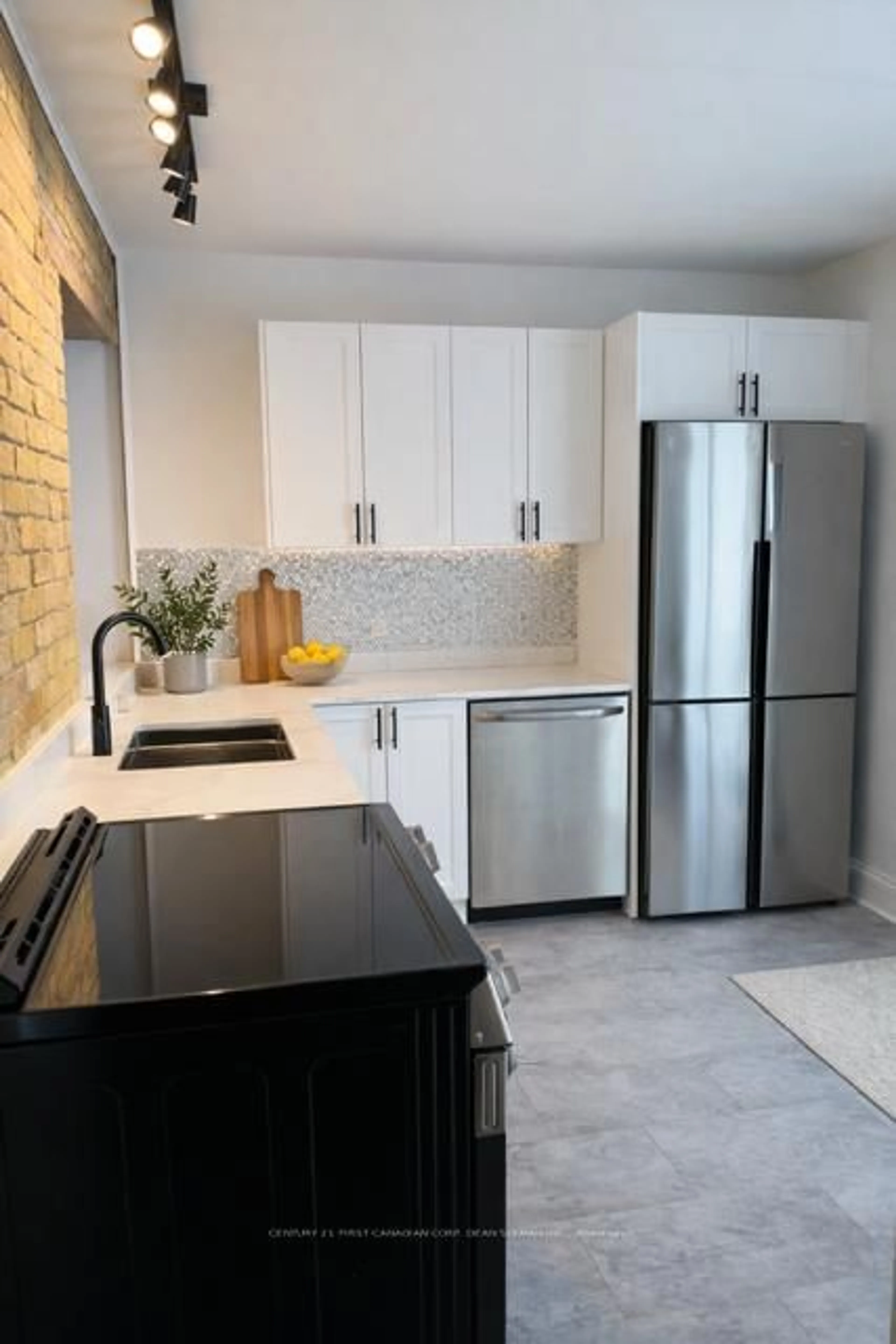 Contemporary kitchen, ceramic/tile floor for 177 Central Ave, London East Ontario N6A 1M6