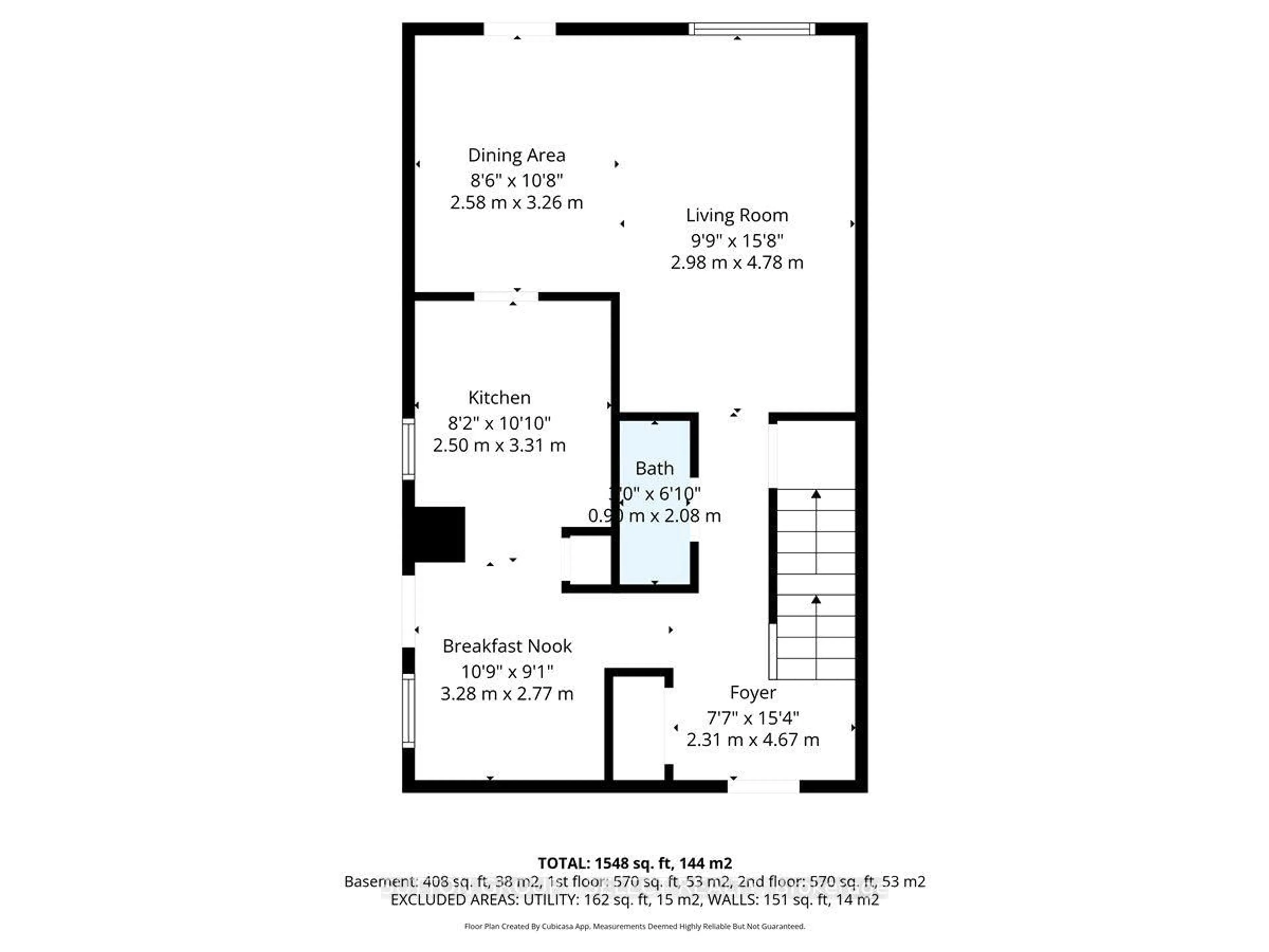 Floor plan for 461 Cleveland Ave, London South Ontario N5Z 3C3
