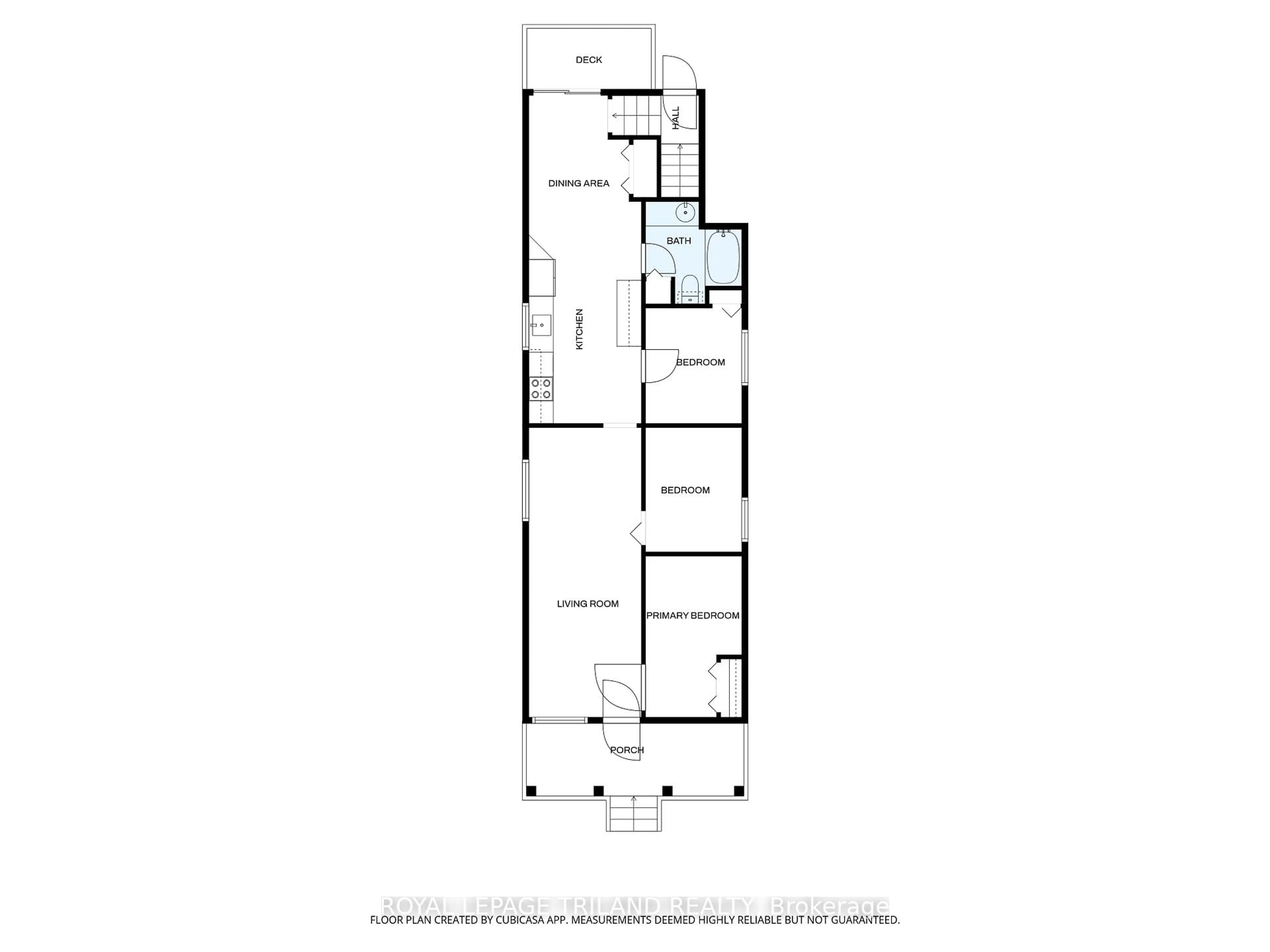Floor plan for 21 Oak St, St. Thomas Ontario N5R 1R5