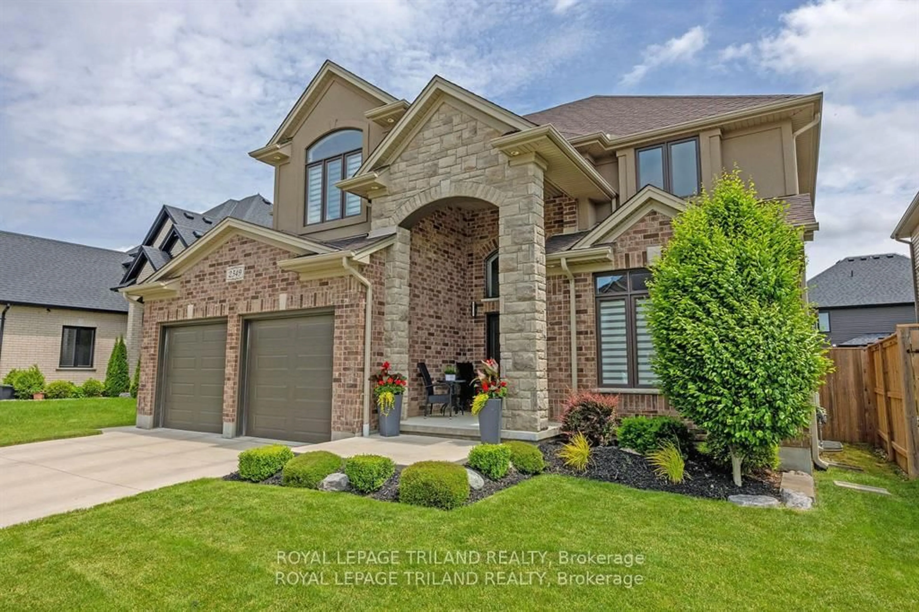 Home with brick exterior material, street for 2349 Dauncey Cres, London North Ontario N5X 0M2