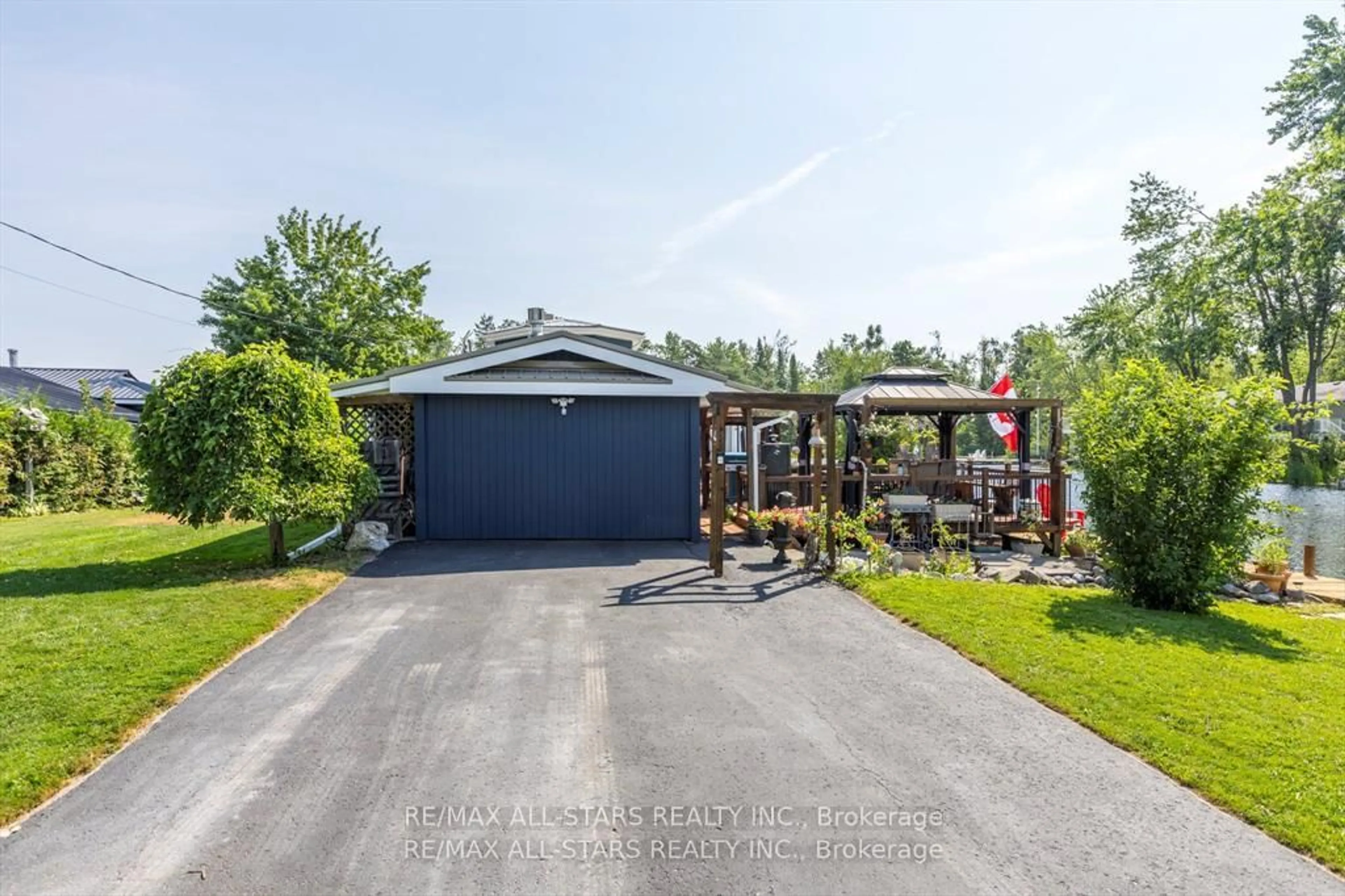A pic from outside/outdoor area/front of a property/back of a property/a pic from drone, street for 2 Sackitt Rd, Kawartha Lakes Ontario K0M 1N0