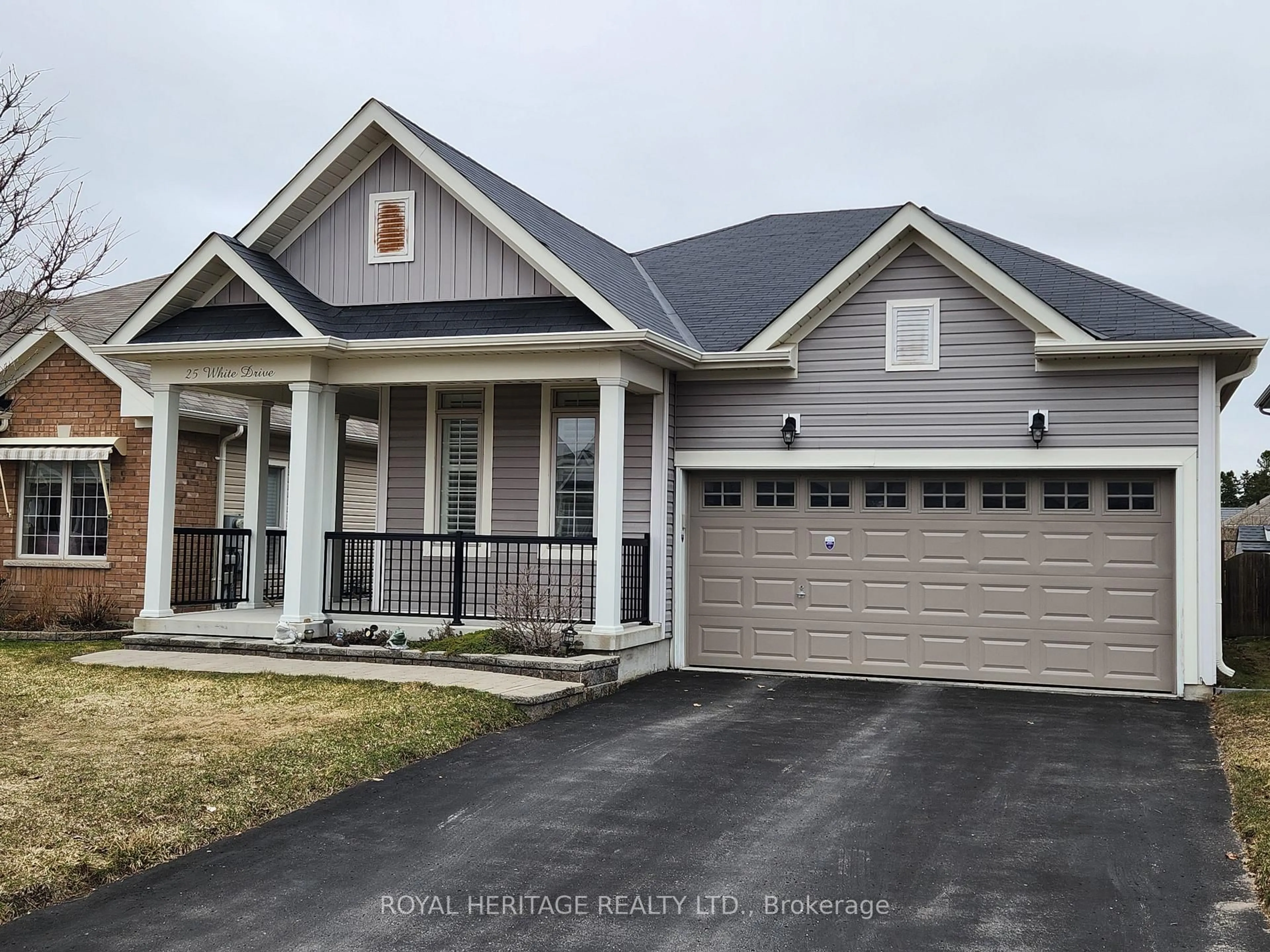 Home with vinyl exterior material, street for 25 White Dr, Port Hope Ontario L1A 0B7