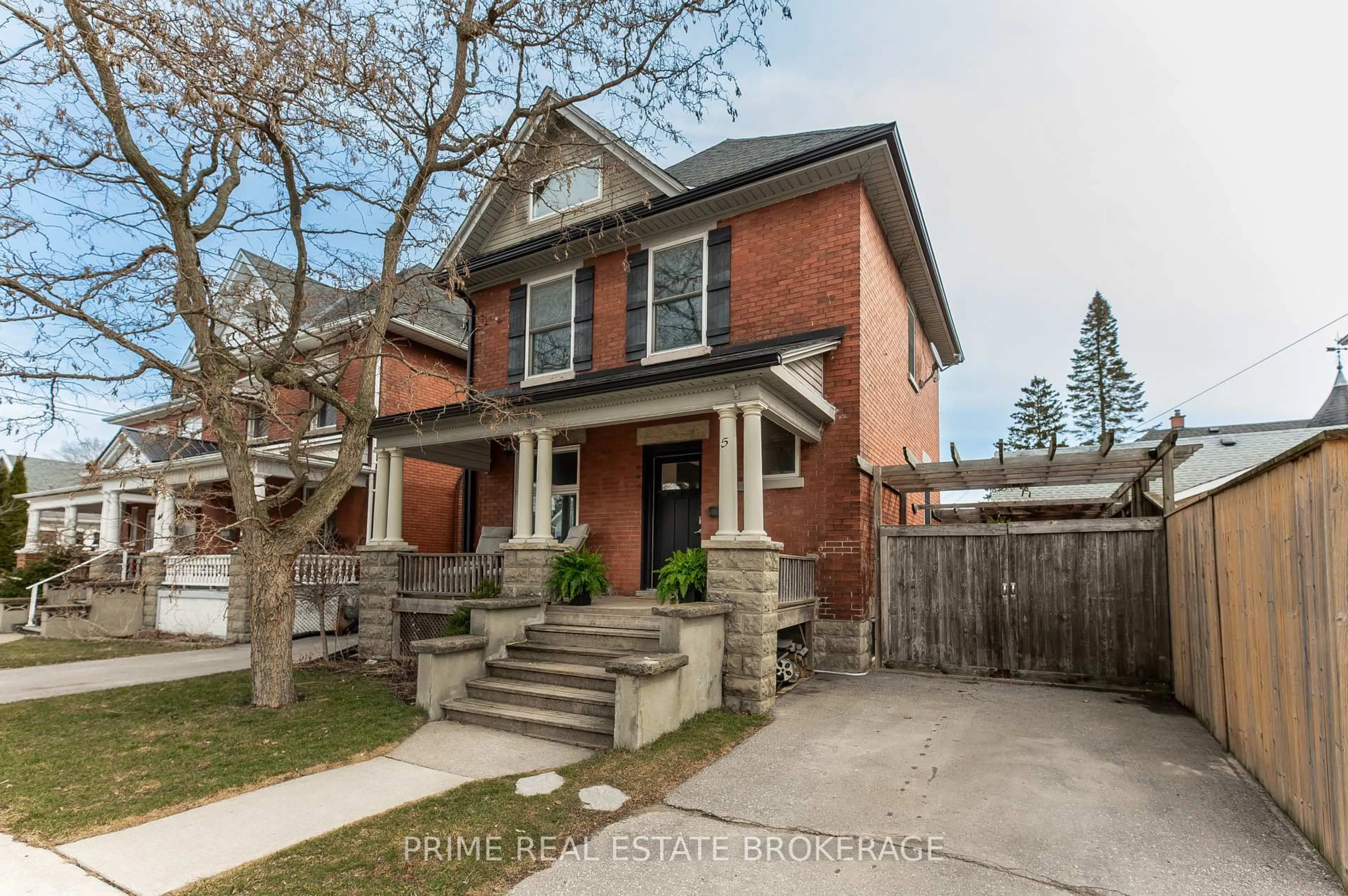 Home with brick exterior material, street for 5 Hughes St, St. Thomas Ontario N5P 2Y7