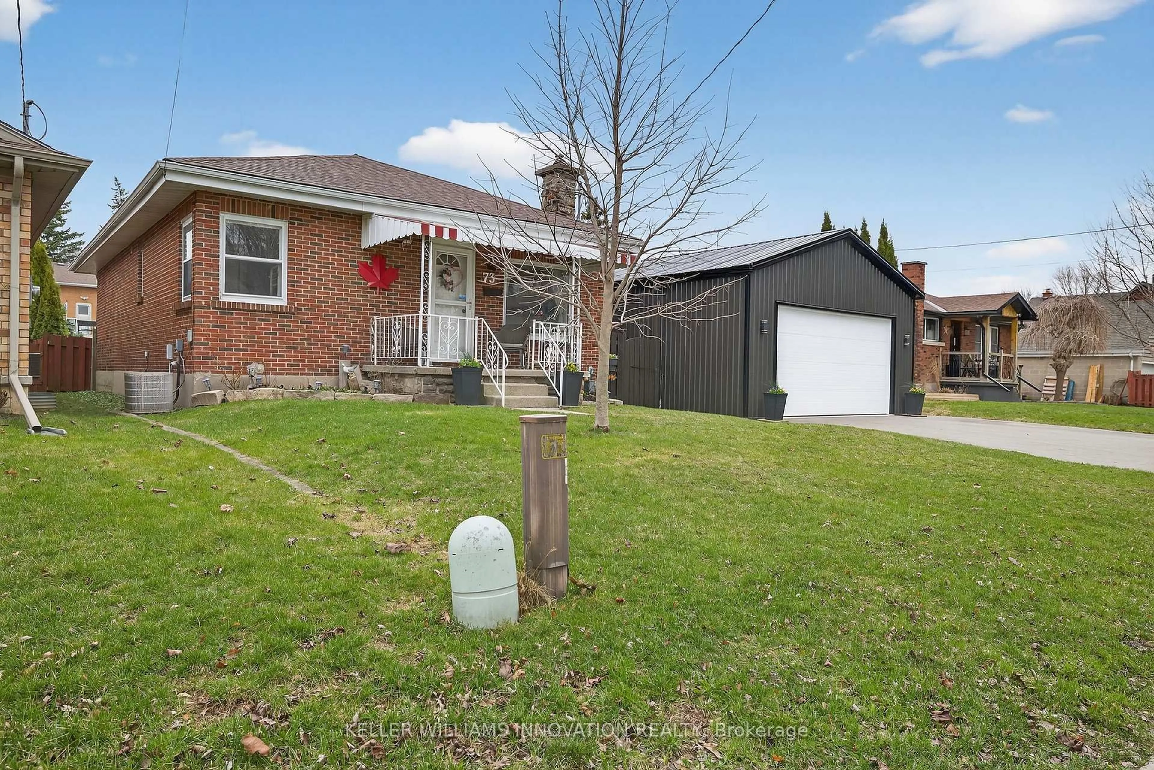 Home with brick exterior material, street for 73 Avondale St, Brantford Ontario N3S 4M1