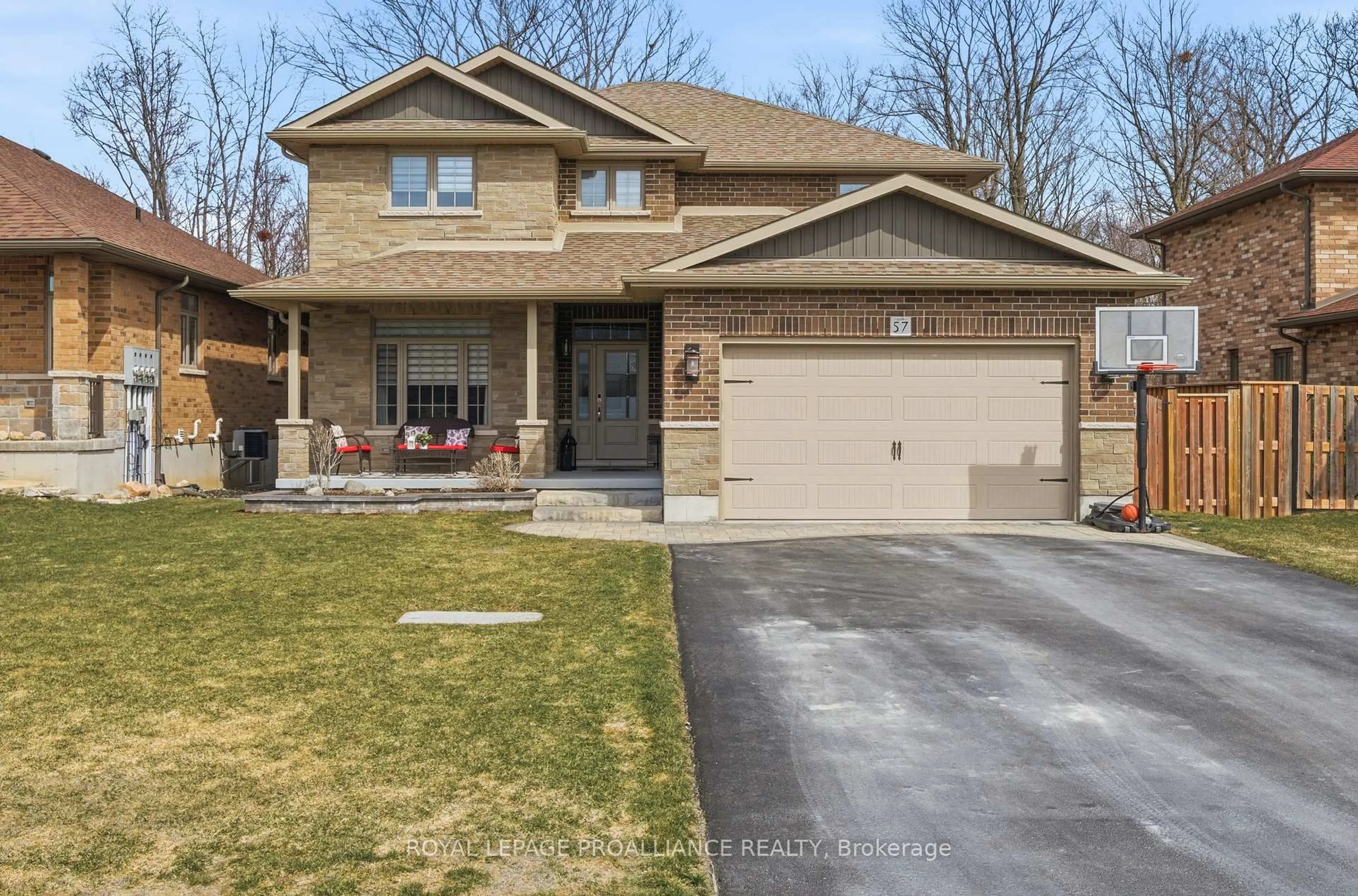 Home with brick exterior material, street for 57 Appledene Dr, Quinte West Ontario K8V 0H6