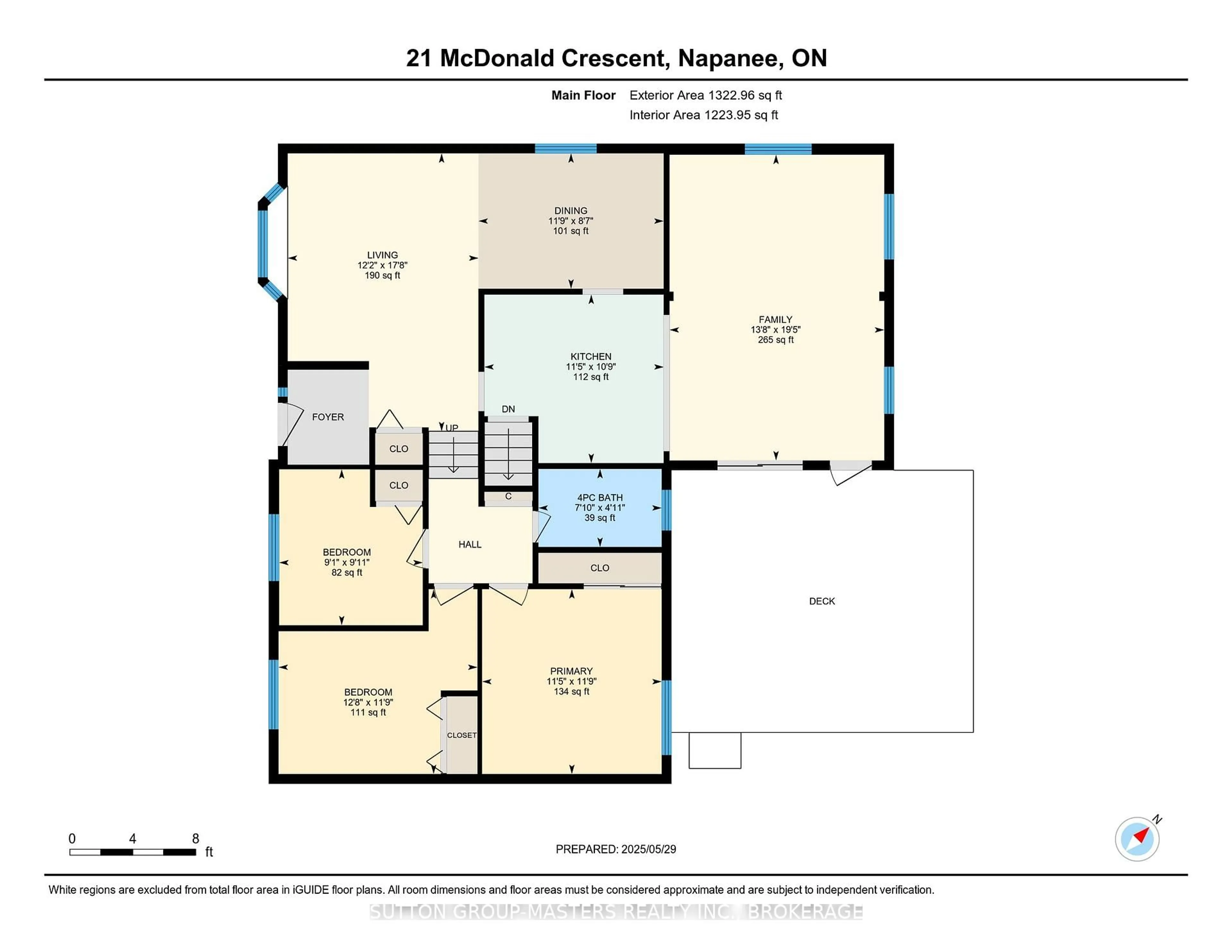 Floor plan for 21 McDonald Cres, Napanee Ontario K7R 3K6