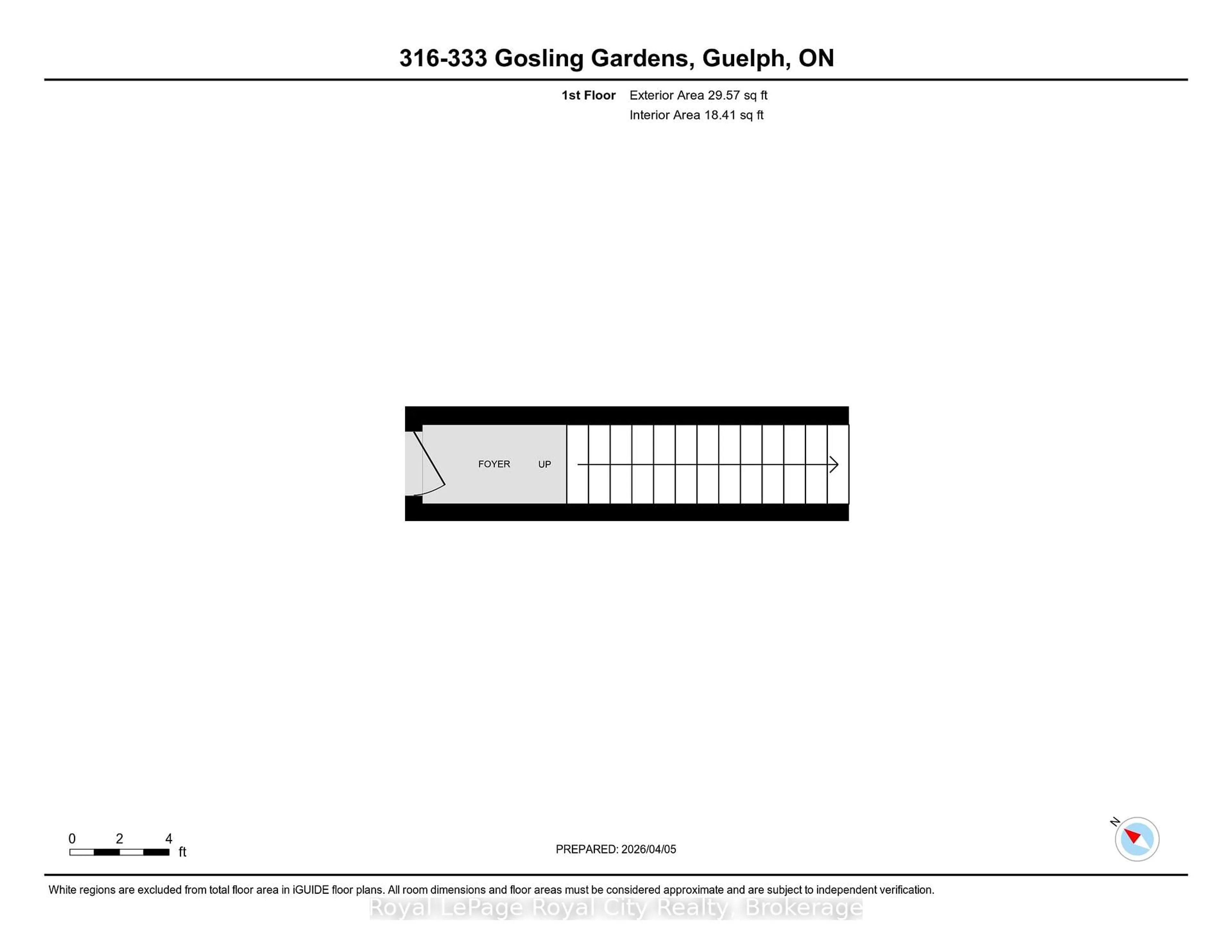 Floor plan for 333 Gosling Gdns #316, Guelph Ontario N1L 0K4