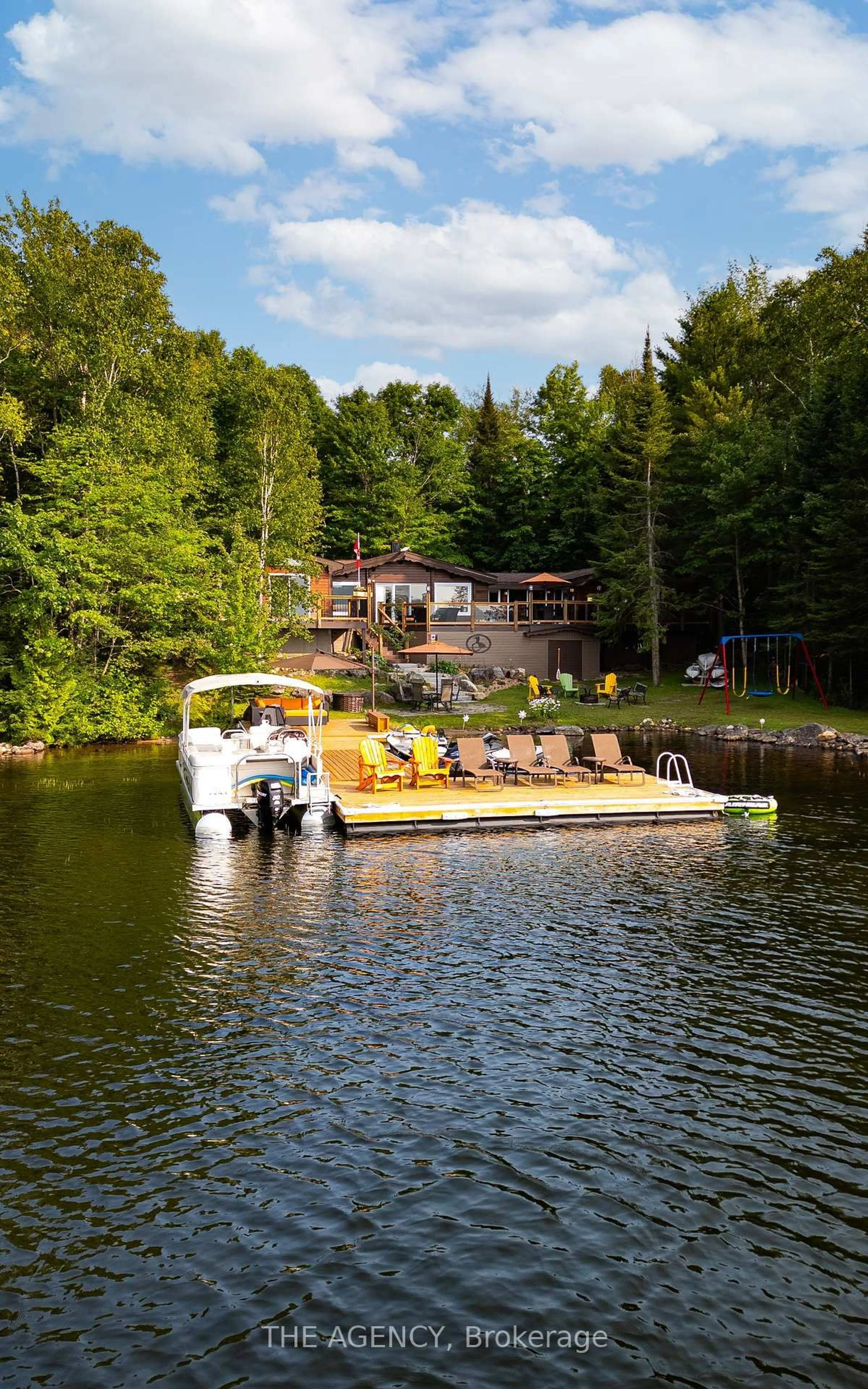 Patio, water/lake/river/ocean view for 57 Lake Haven Dr, Kearney Ontario P0A 1Z0