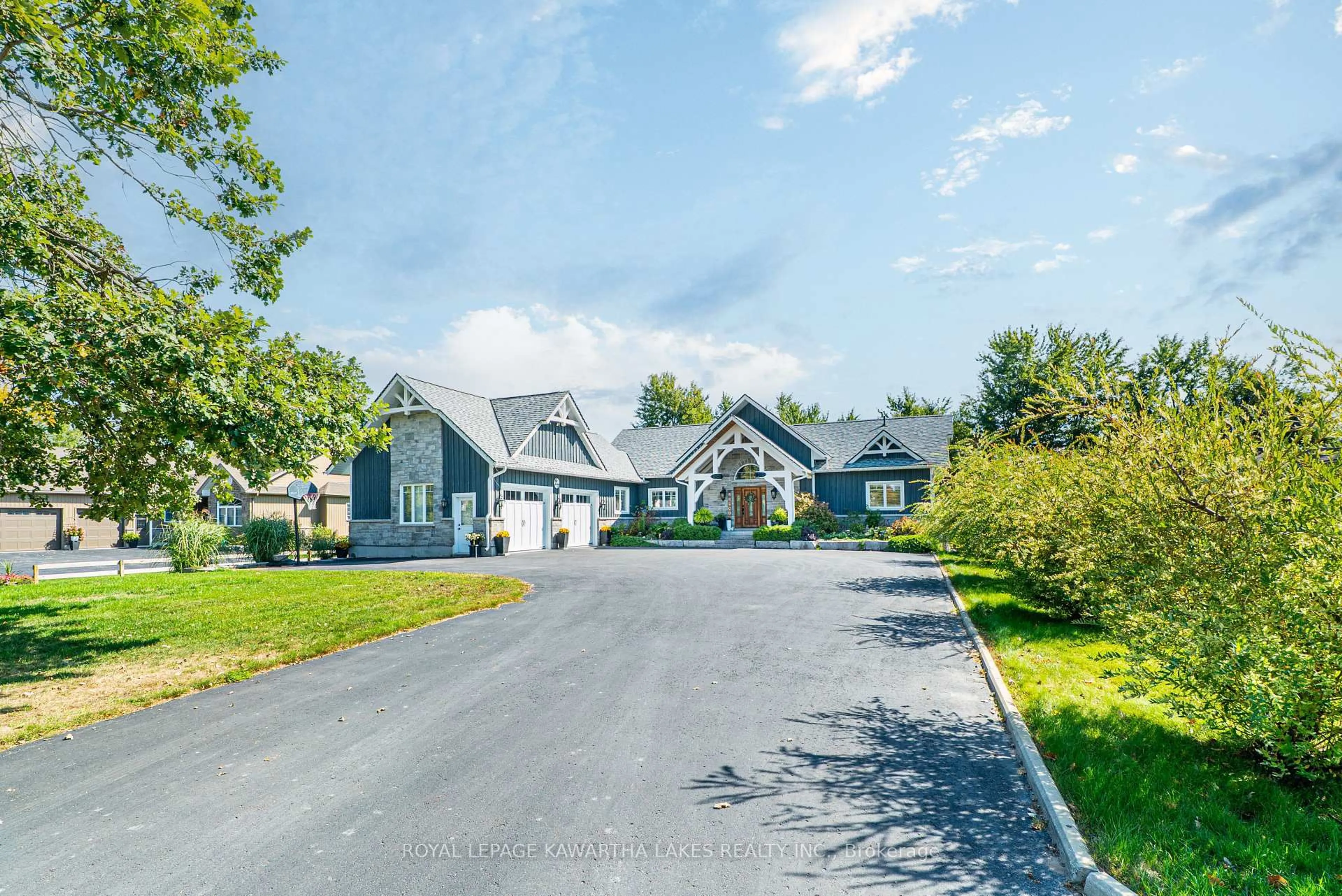 A pic from outside/outdoor area/front of a property/back of a property/a pic from drone, street for 56 Falls Bay Rd, Kawartha Lakes Ontario K0M 1A0