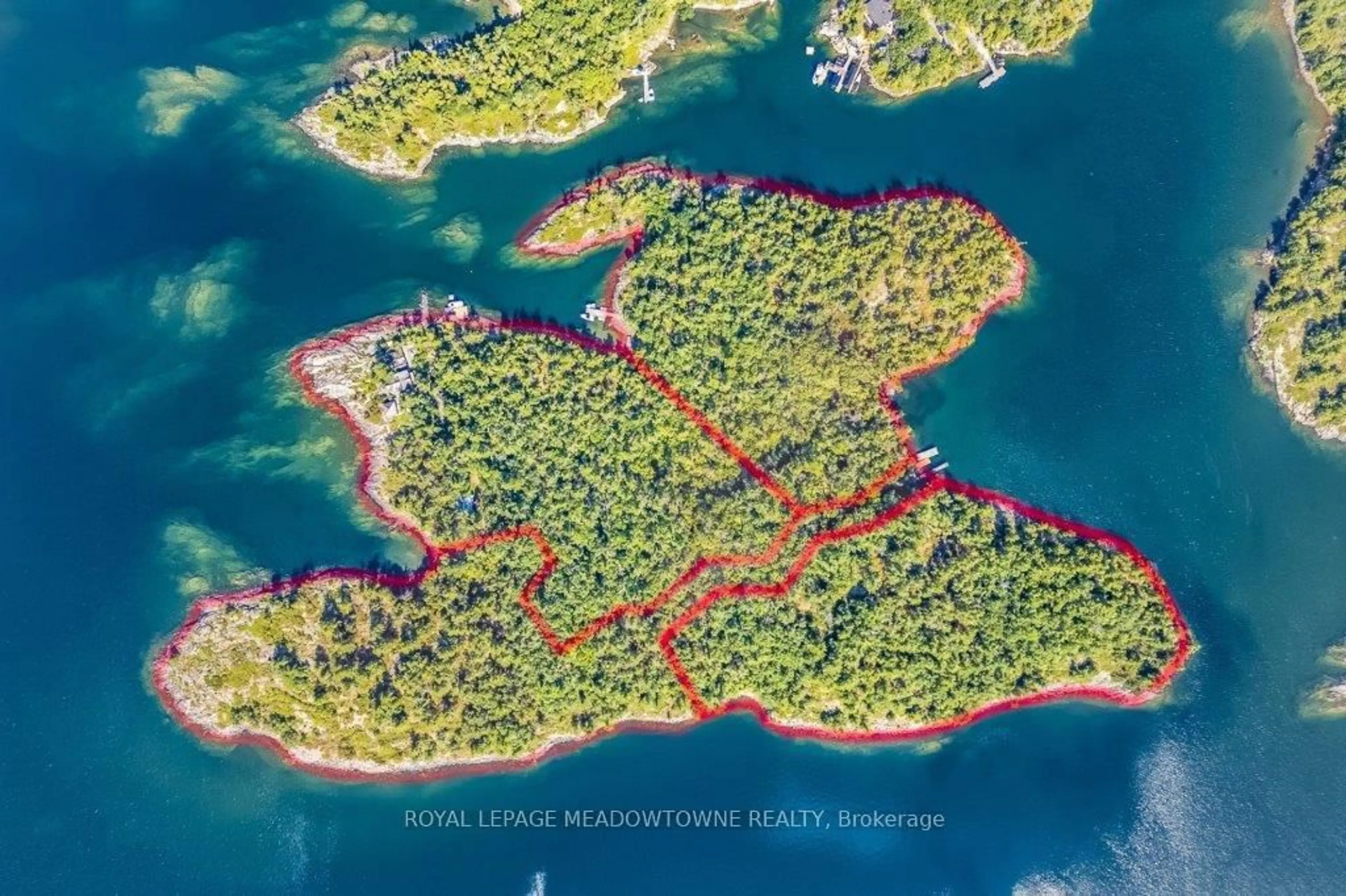 Picture of a map for B433 Campbell Island, Twp. of the Archipelago, The Archipelago Ontario P0G 1G0