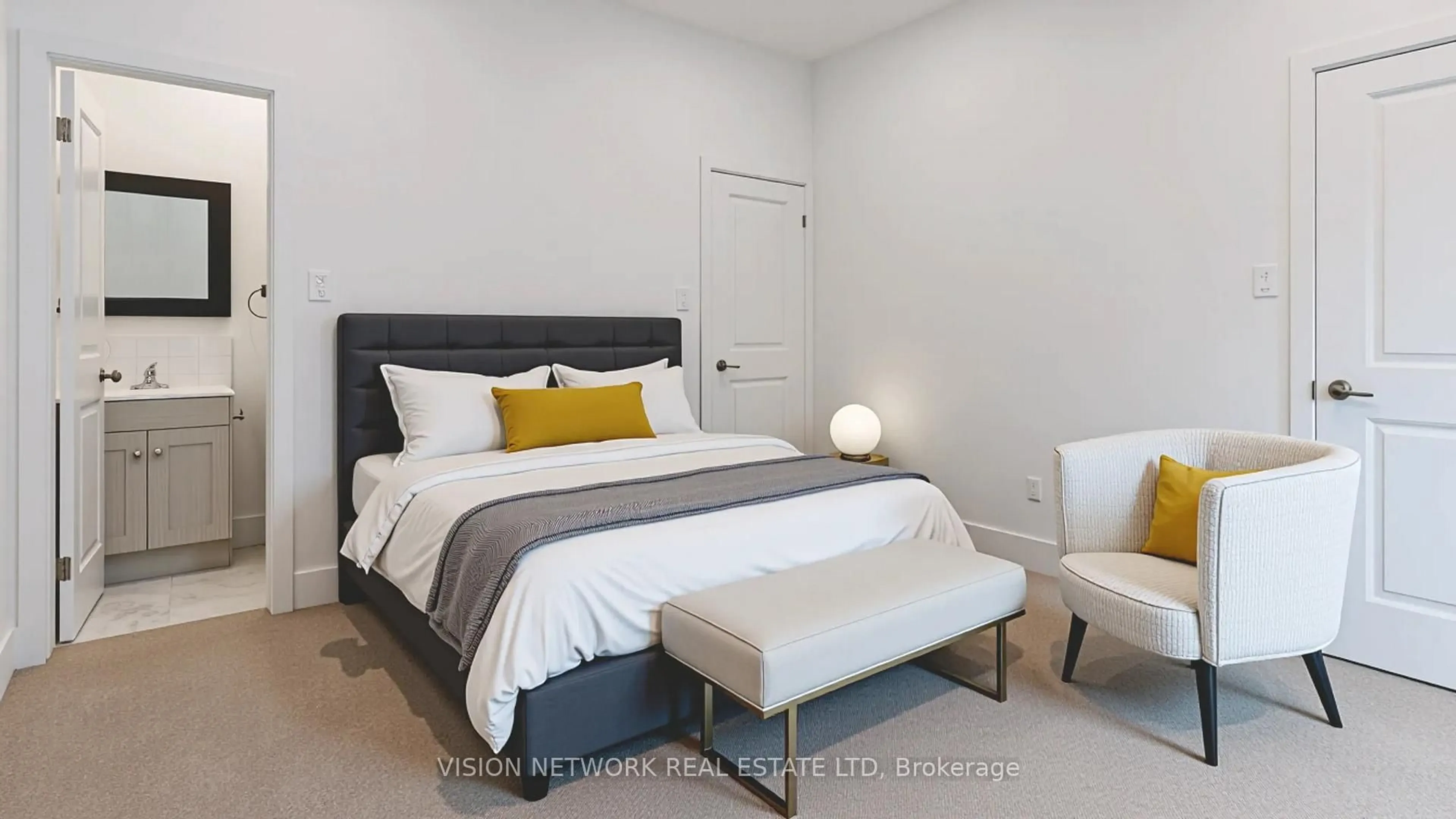 Bedroom with bed, unknown for 117 Wharncliffe Rd, London North Ontario N6H 2A8