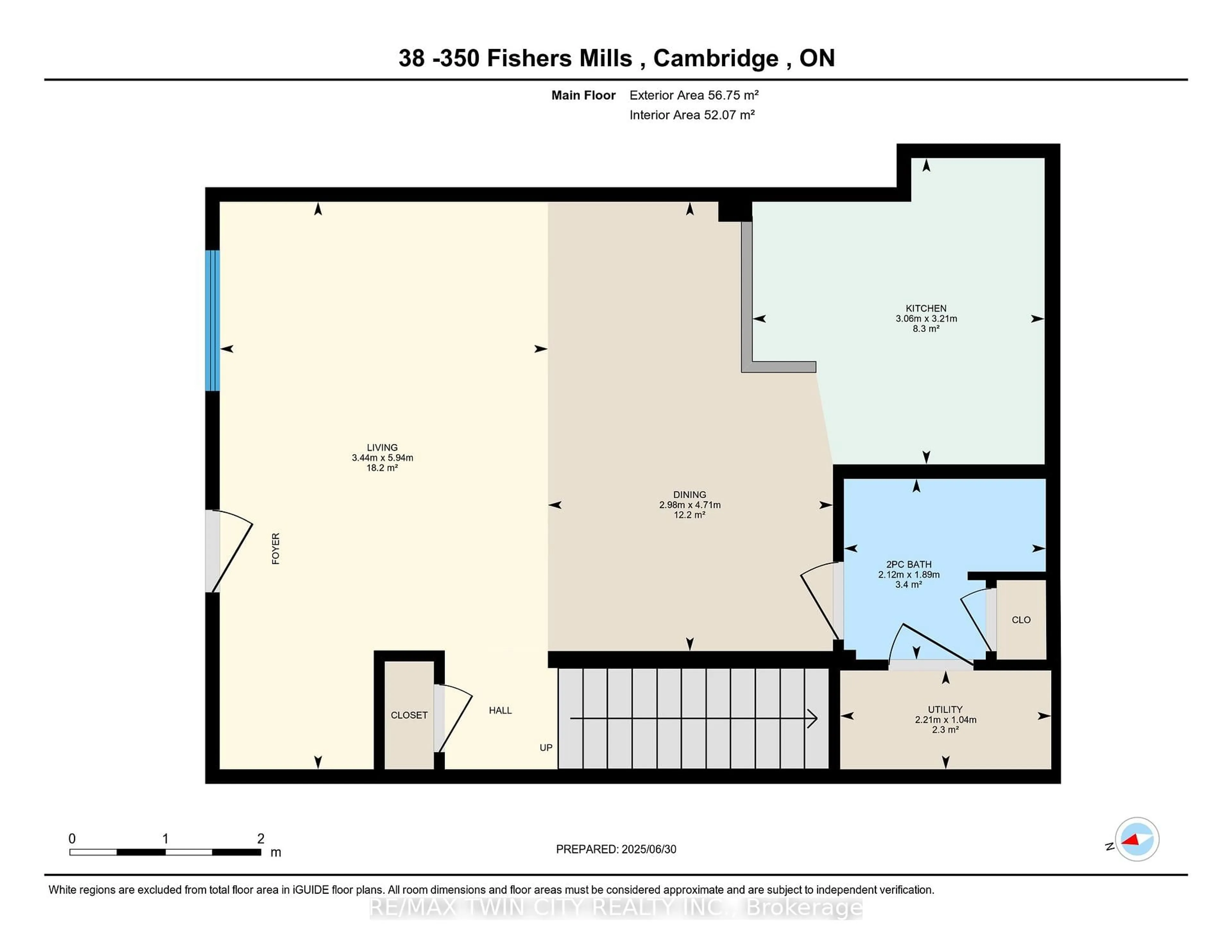 Floor plan for 350 Fisher Mills Rd #38, Cambridge Ontario N3C 0G8