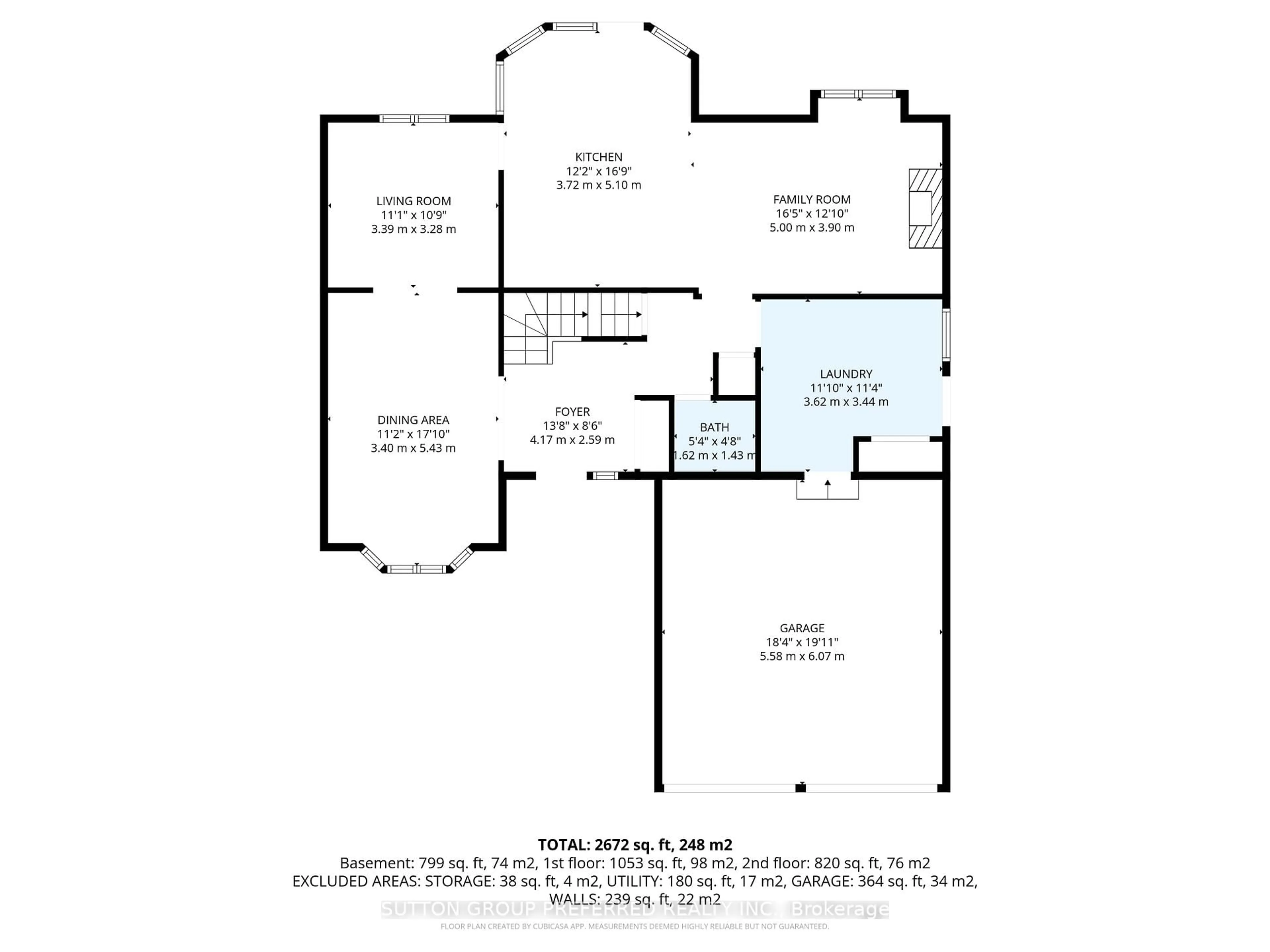 Floor plan for 1680 Phillbrook Cres, London North Ontario N5X 2Z5