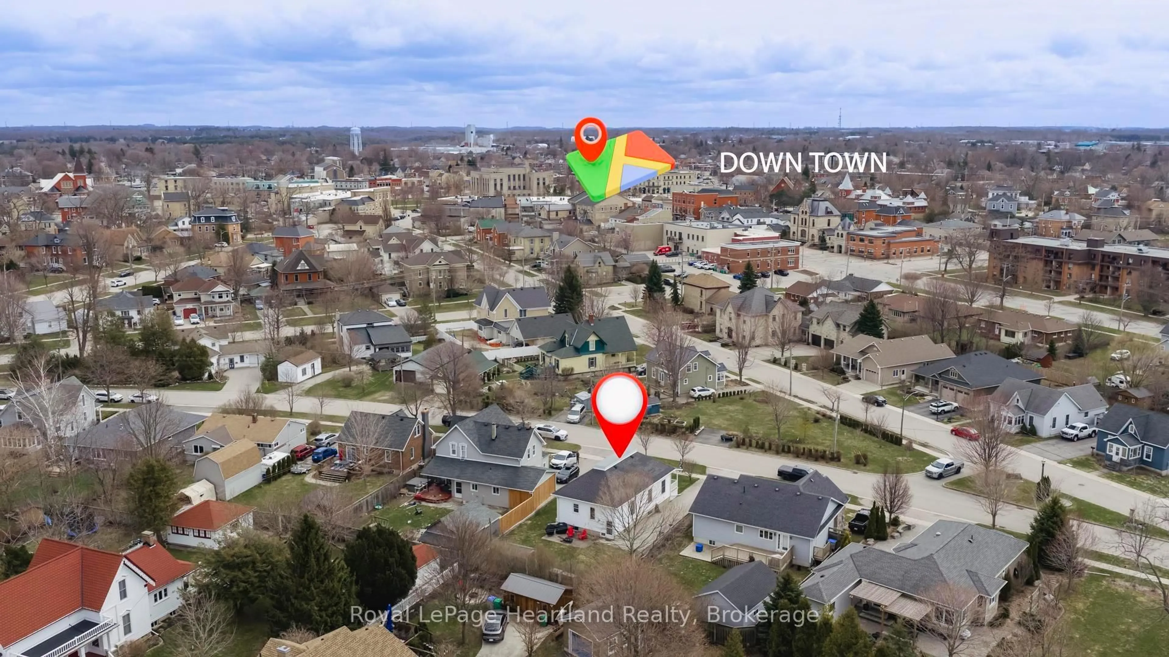 Picture of a map for 100 Arthur St, Goderich Ontario N7A 2L8