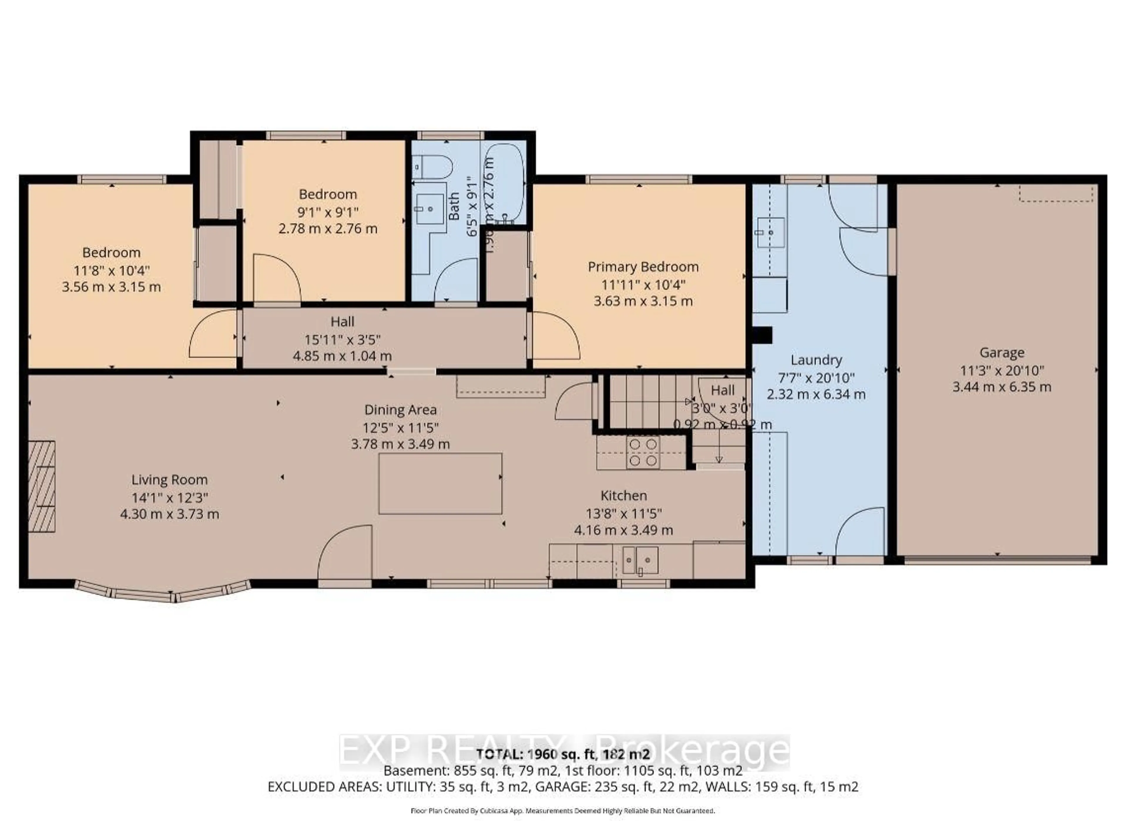 Floor plan for 9347 Longwoods Rd, Middlesex Centre Ontario N0L 1E0