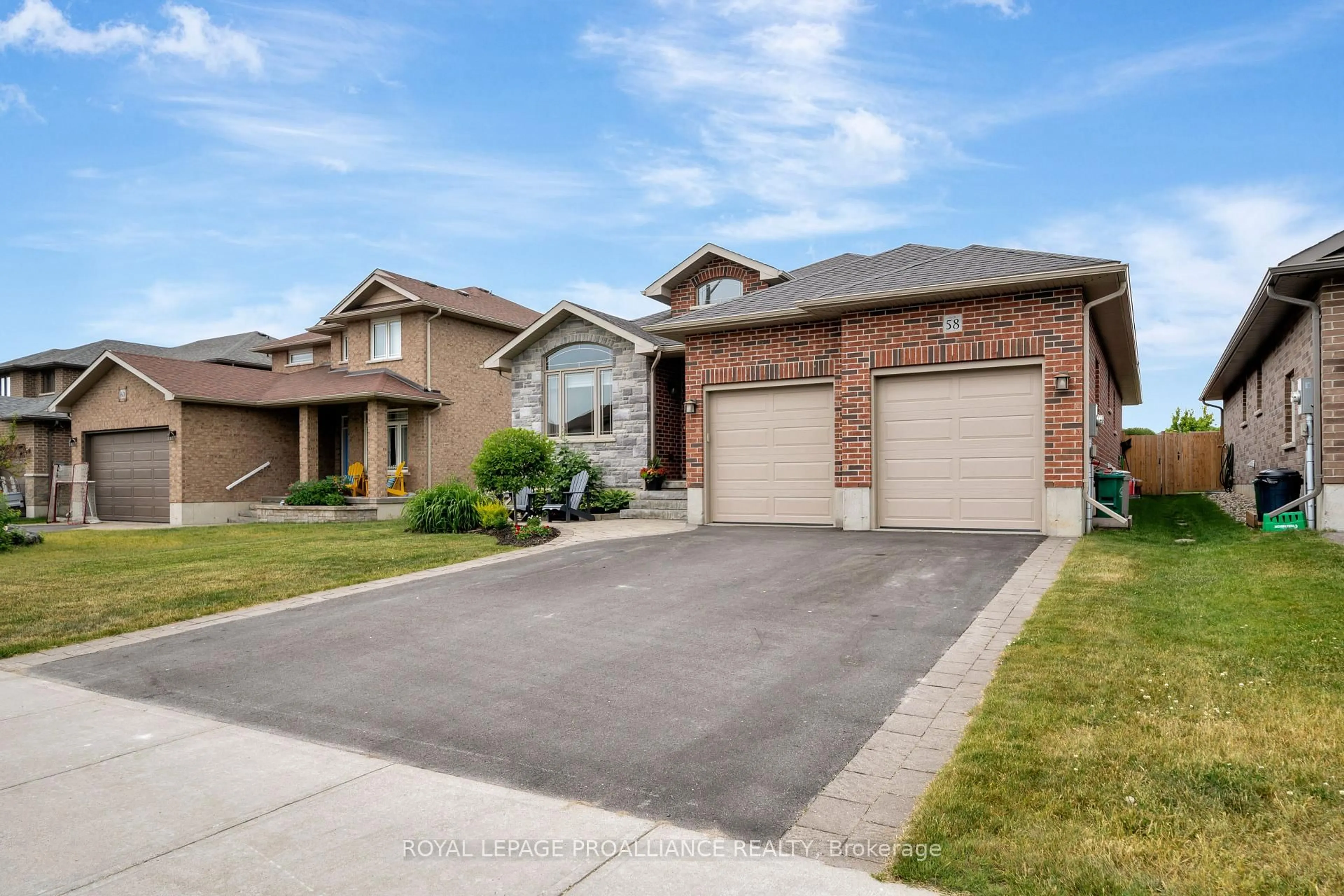 Home with brick exterior material, street for 58 Crews Cres, Quinte West Ontario K8V 0G3