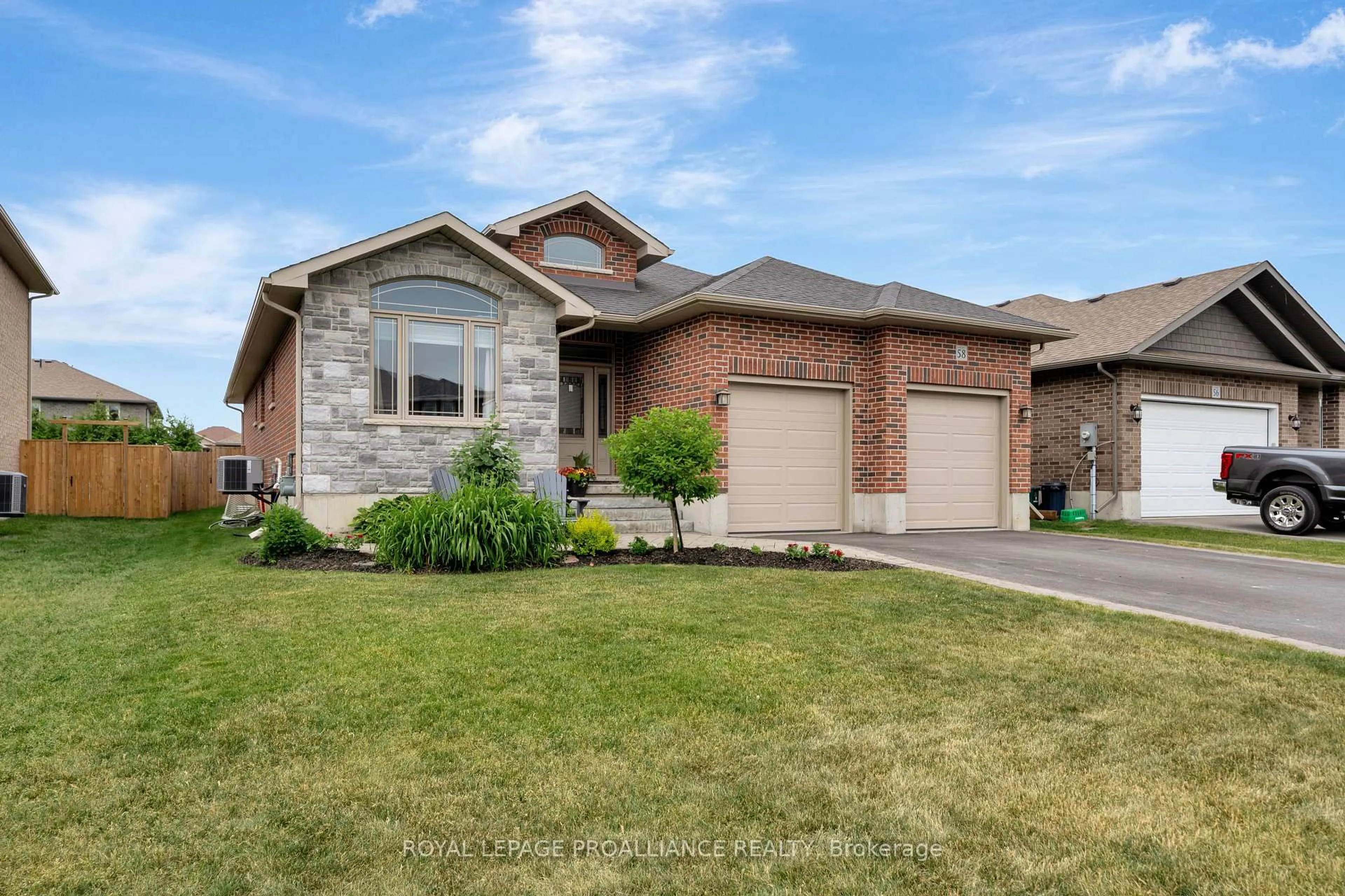 Home with brick exterior material, street for 58 Crews Cres, Quinte West Ontario K8V 0G3