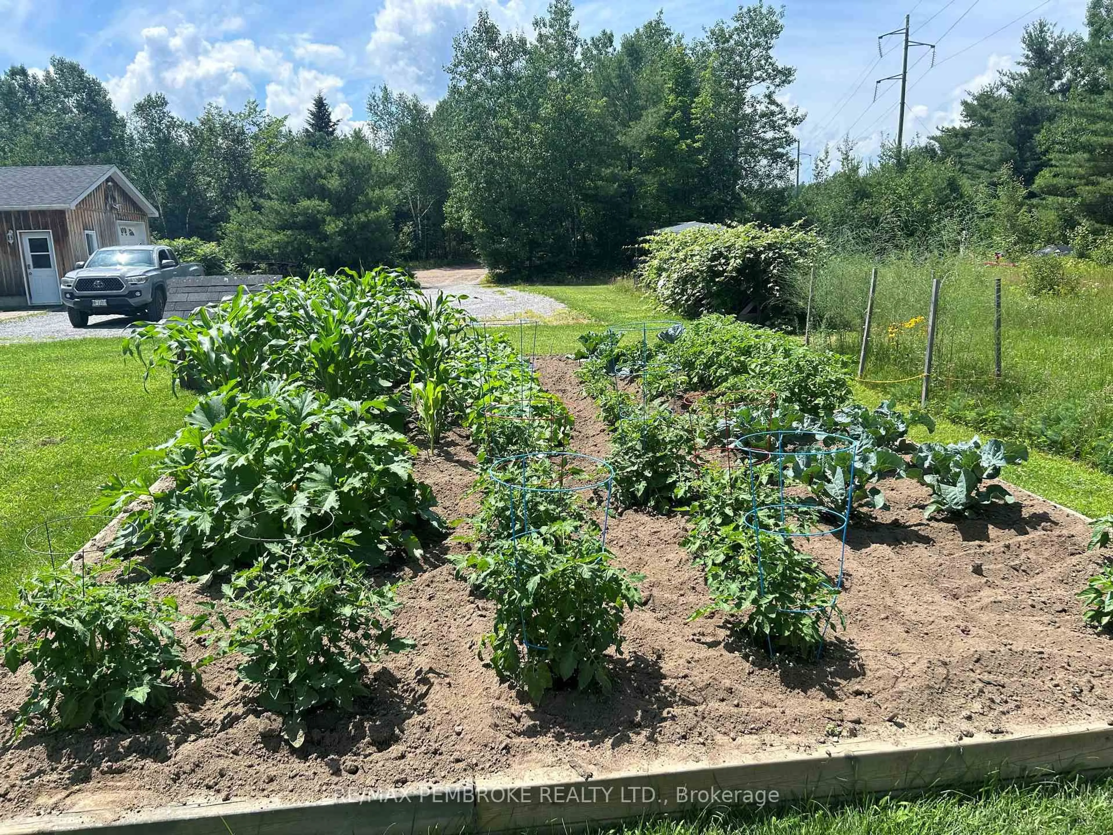 A pic from outside/outdoor area/front of a property/back of a property/a pic from drone, street for 1718 Black Bay Rd, Petawawa Ontario K8H 2W8