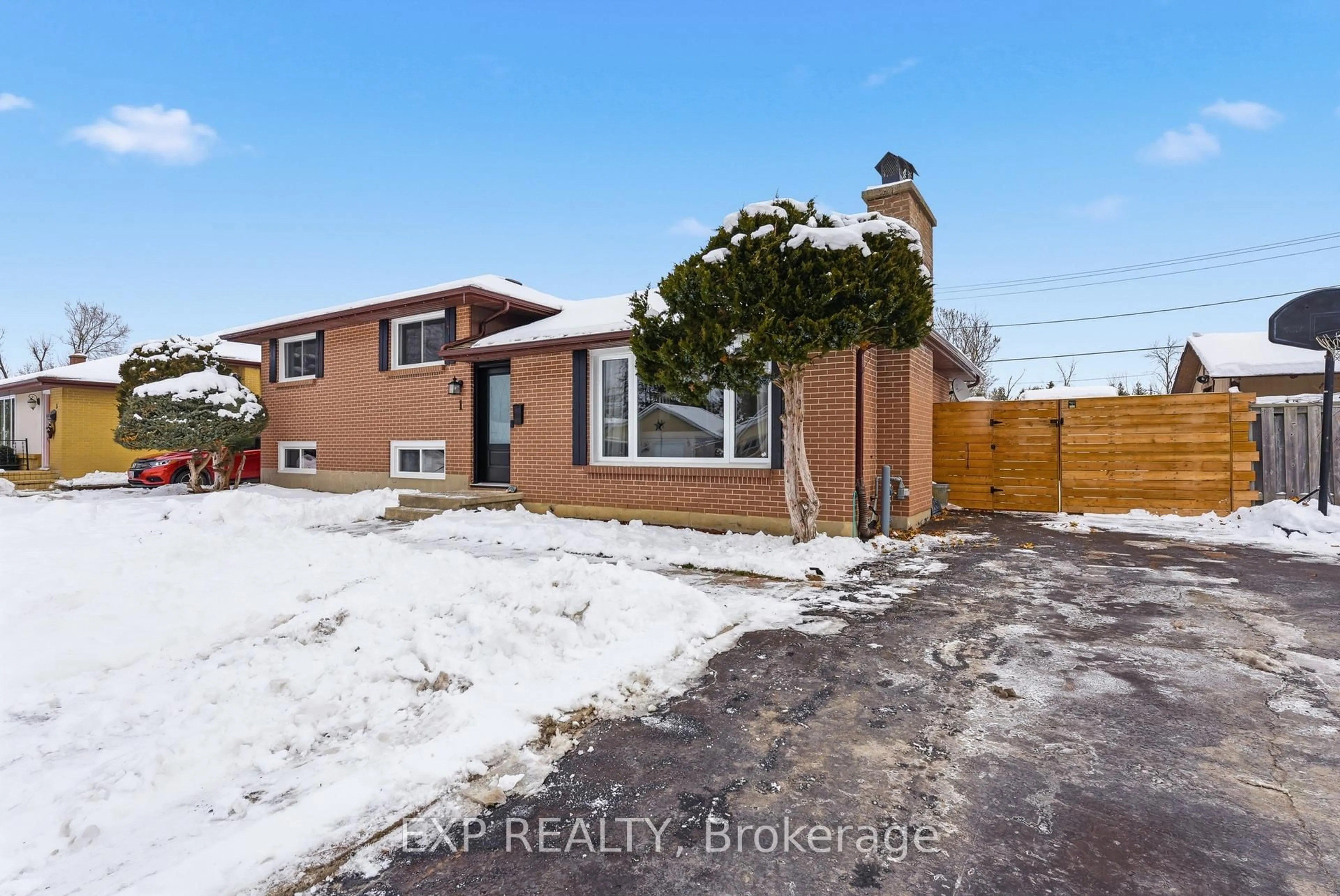 A pic from outside/outdoor area/front of a property/back of a property/a pic from drone, street for 1 Nelles Ave, Quinte West Ontario K8V 3A6