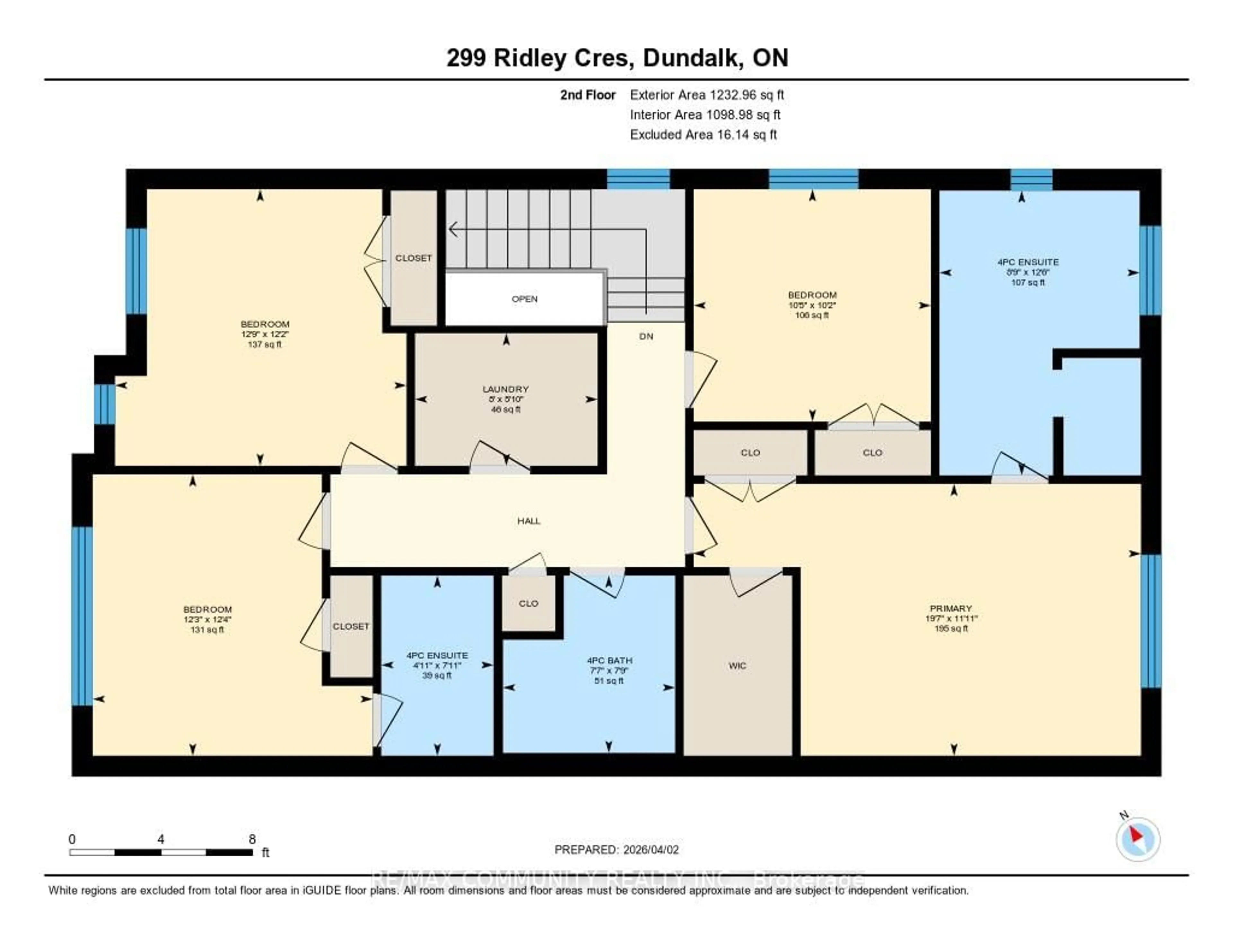 Floor plan for 299 Ridley Cres, Southgate Ontario N0C 1B0