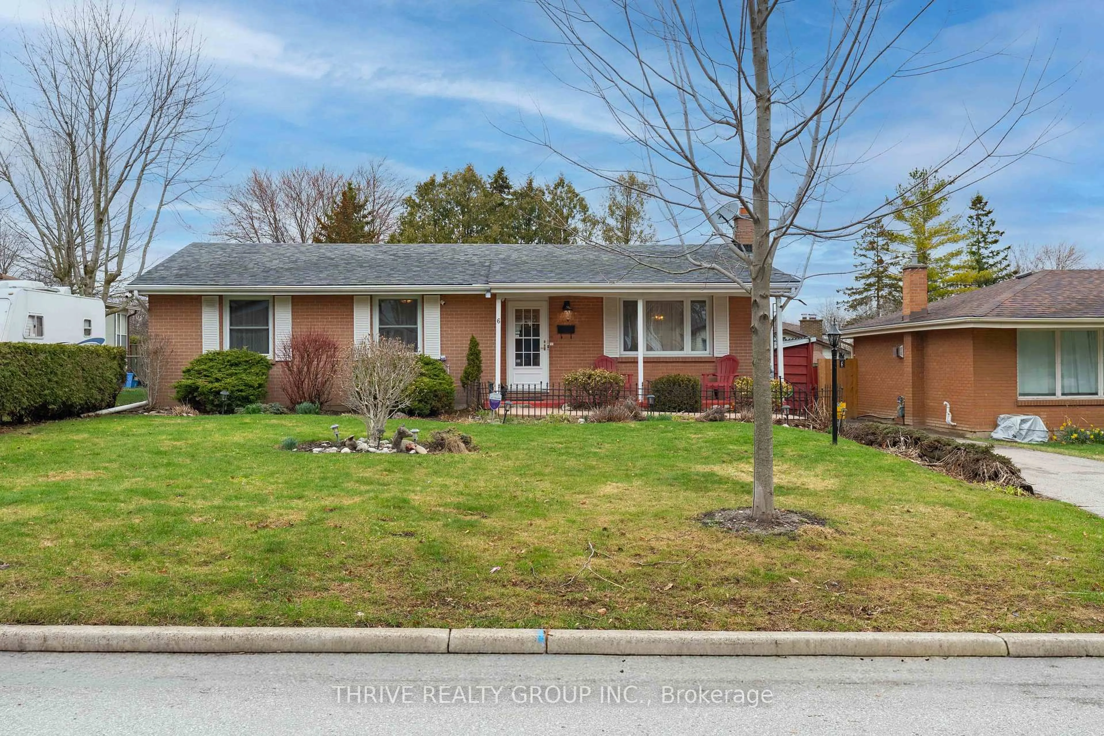 Home with brick exterior material, street for 6 Southwood Cres, London South Ontario N6J 1S9