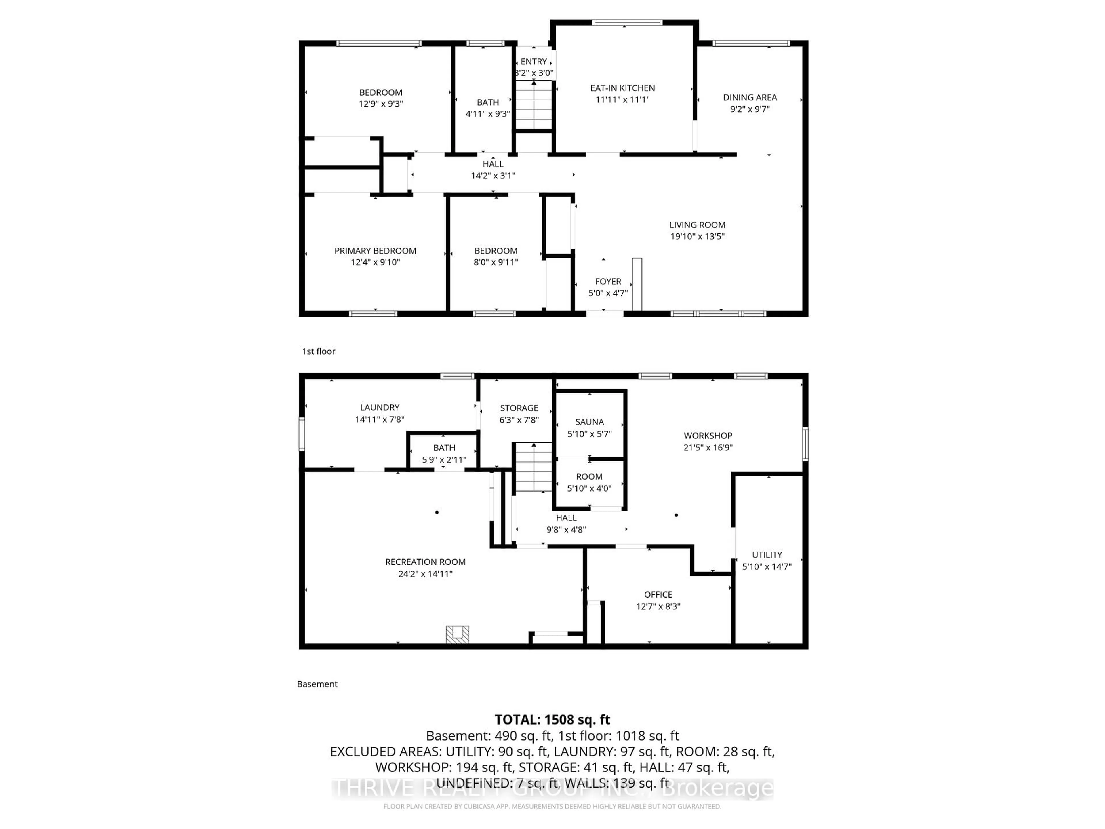 Floor plan for 6 Southwood Cres, London South Ontario N6J 1S9