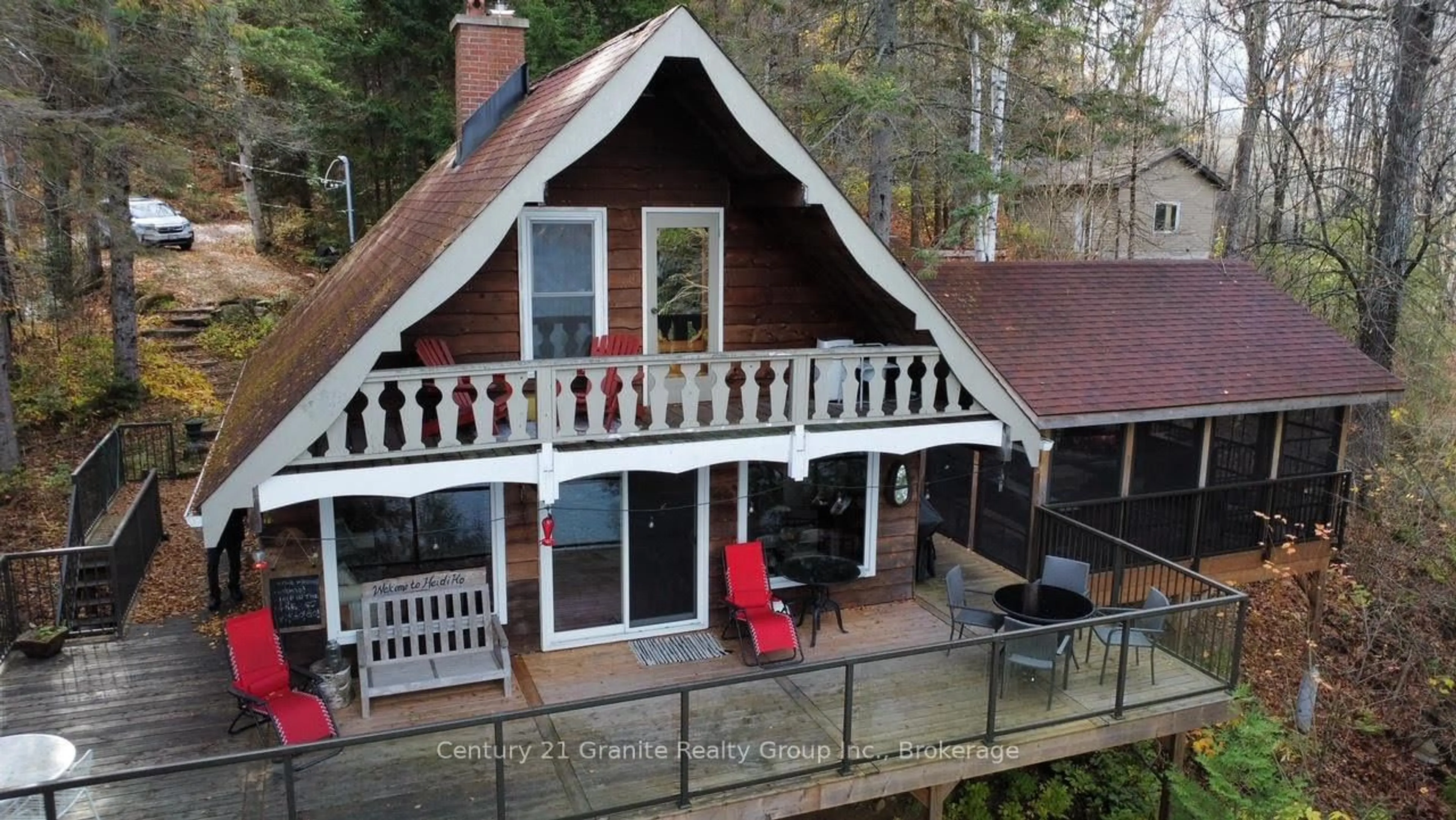 A pic from outside/outdoor area/front of a property/back of a property/a pic from drone, unknown for 1038 Broken Paddle Rd, Dysart et al Ontario K0M 1S0