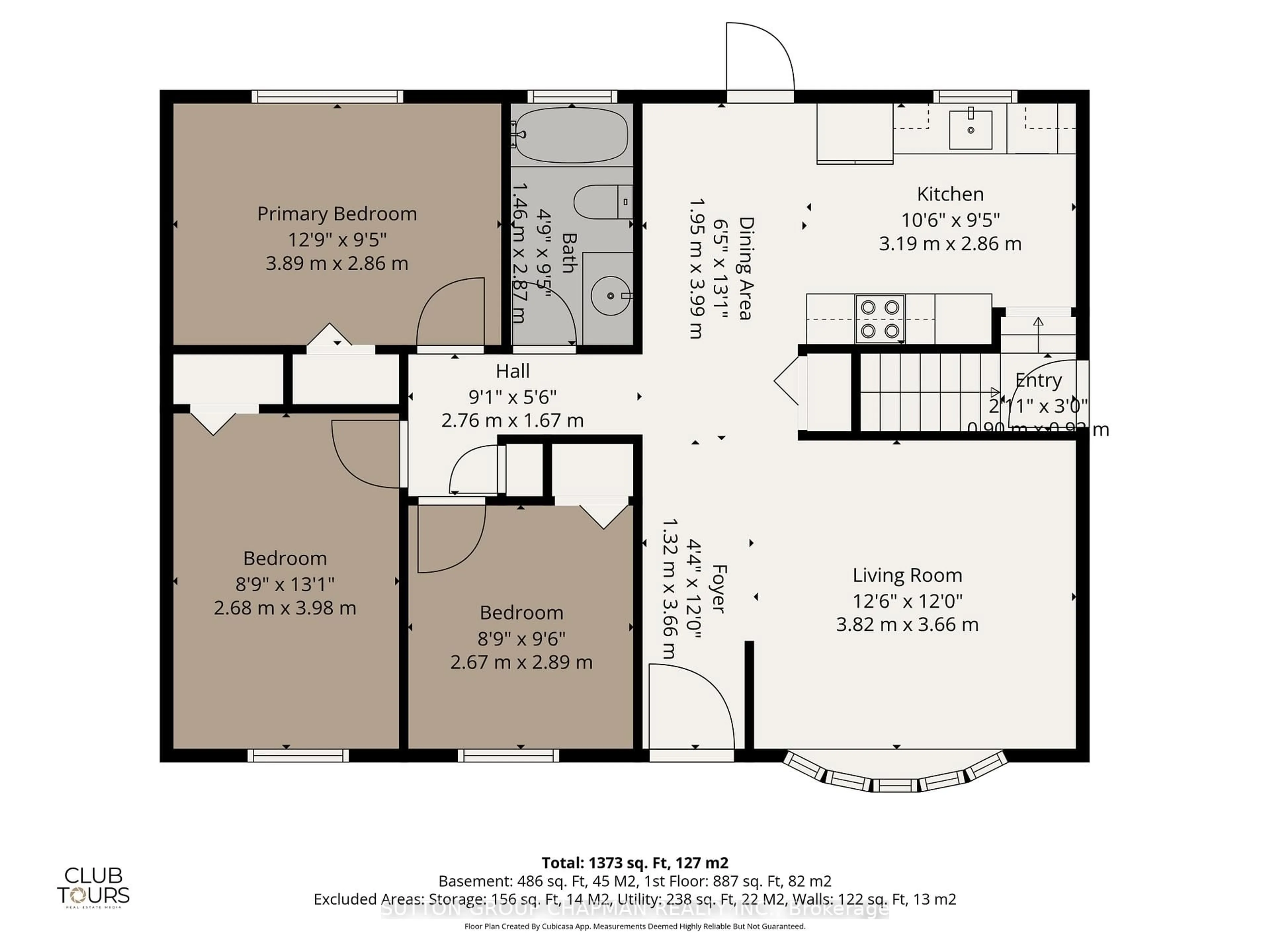 Floor plan for 136 South Edgeware Rd, St. Thomas Ontario N5P 2H6