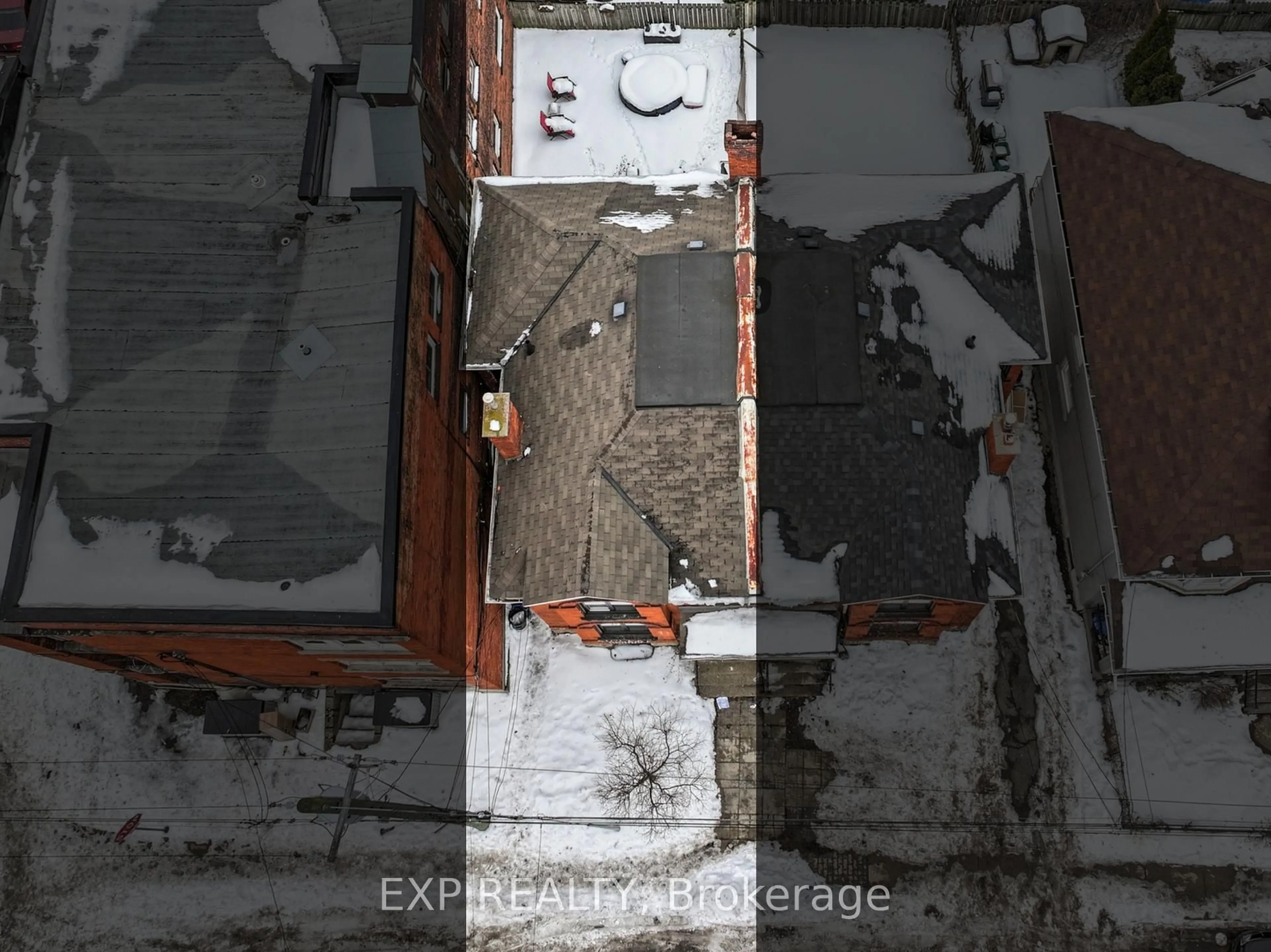 A pic from outside/outdoor area/front of a property/back of a property/a pic from drone, building for 27 Ashley St, Hamilton Ontario L8L 5S5