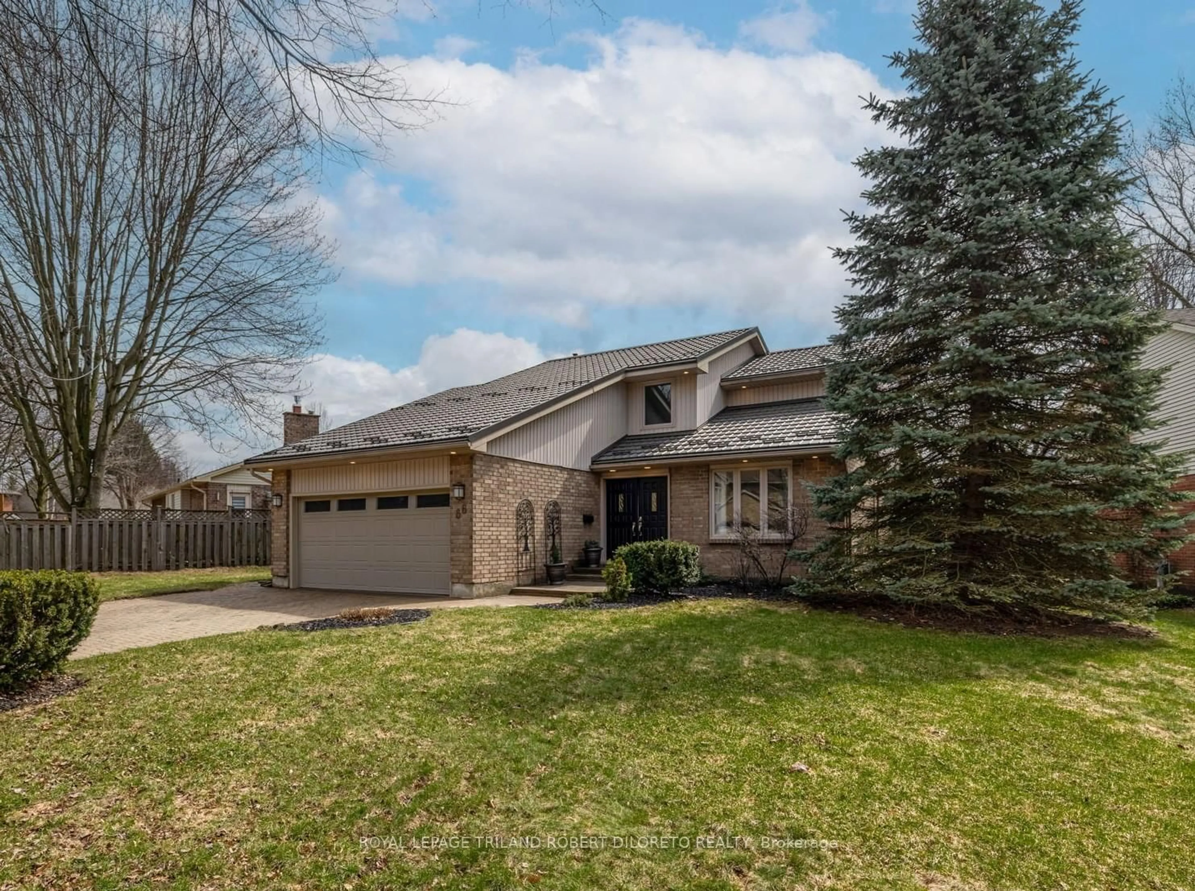 Home with brick exterior material, street for 66 Chalfont Cres, London North Ontario N6H 4Y3