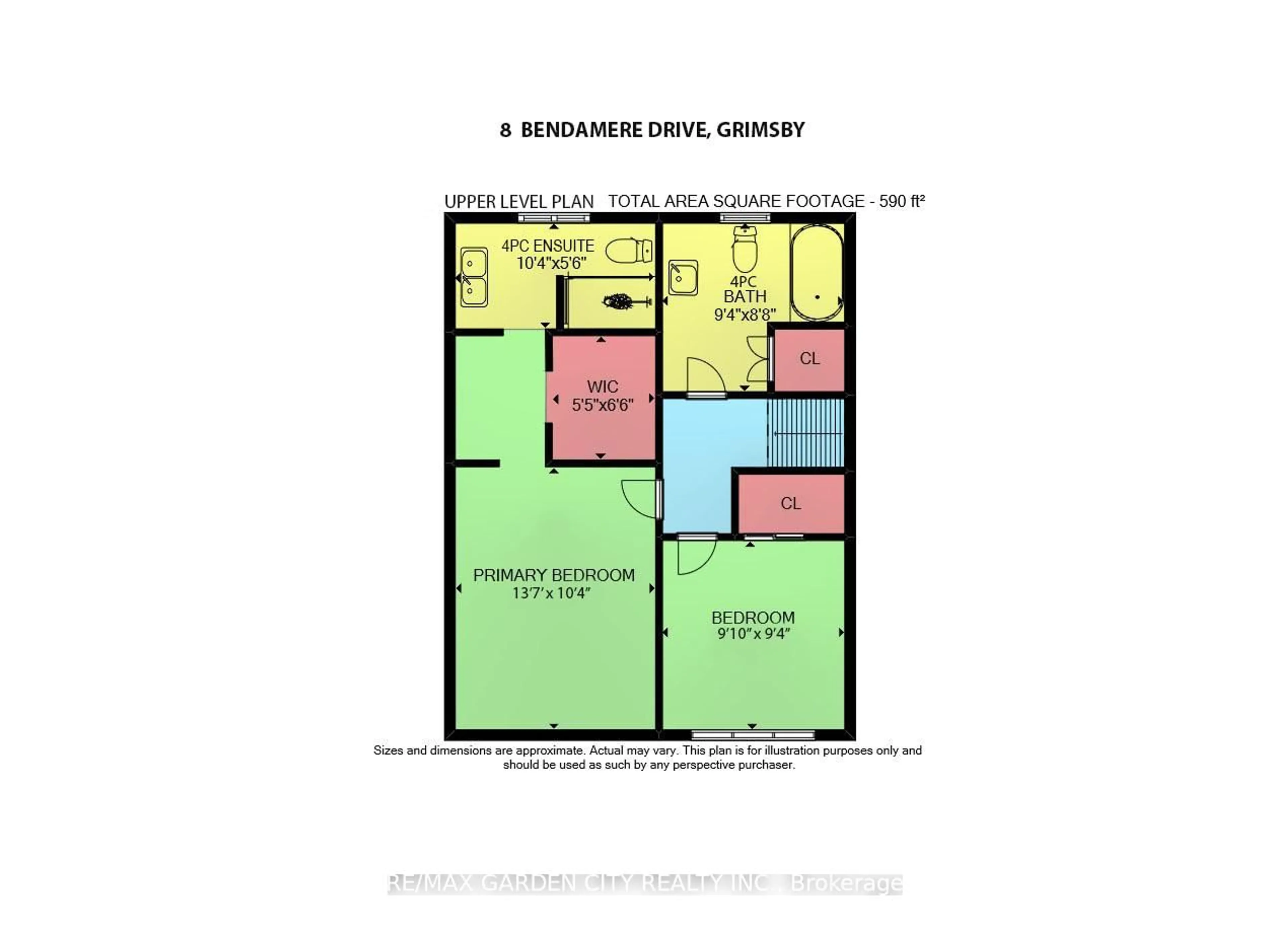 Floor plan for 8 BENDAMERE Dr, Grimsby Ontario L3M 2N3