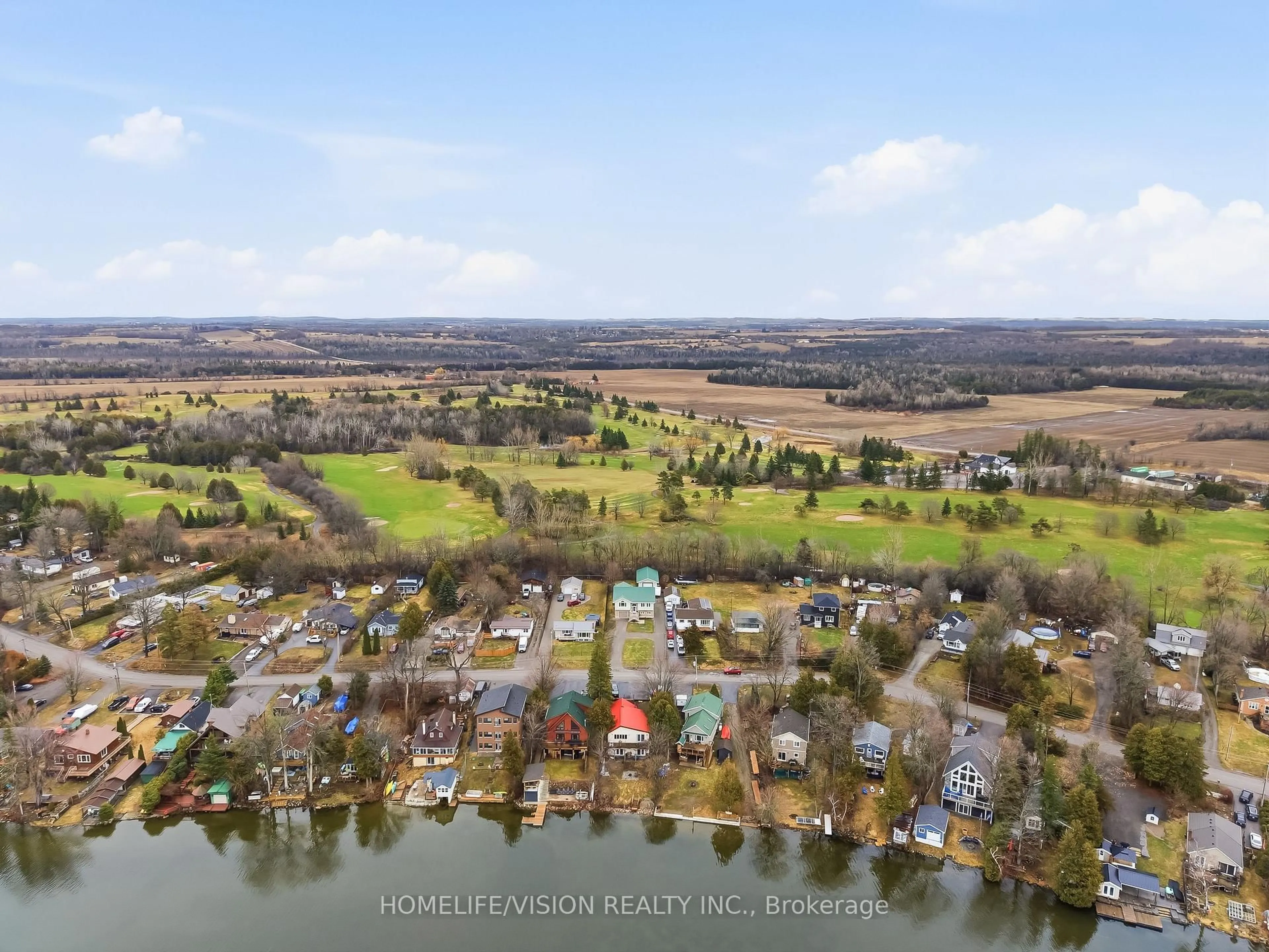 A pic from outside/outdoor area/front of a property/back of a property/a pic from drone, water/lake/river/ocean view for 40 Mcgill Dr, Kawartha Lakes Ontario L0B 1K0