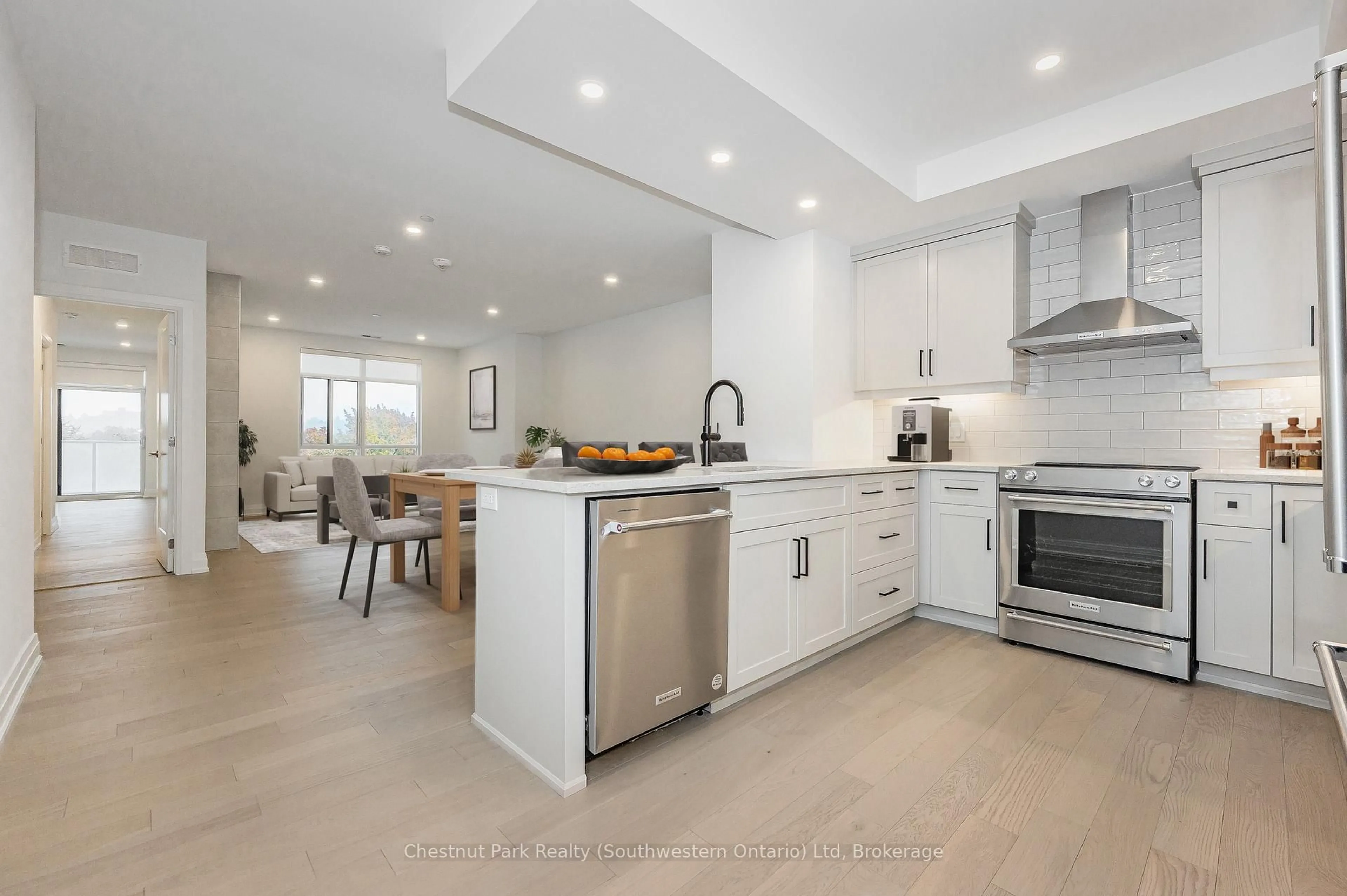 Open concept kitchen, unknown for 71 WYNDHAM St #502, Guelph Ontario N1E 5R3
