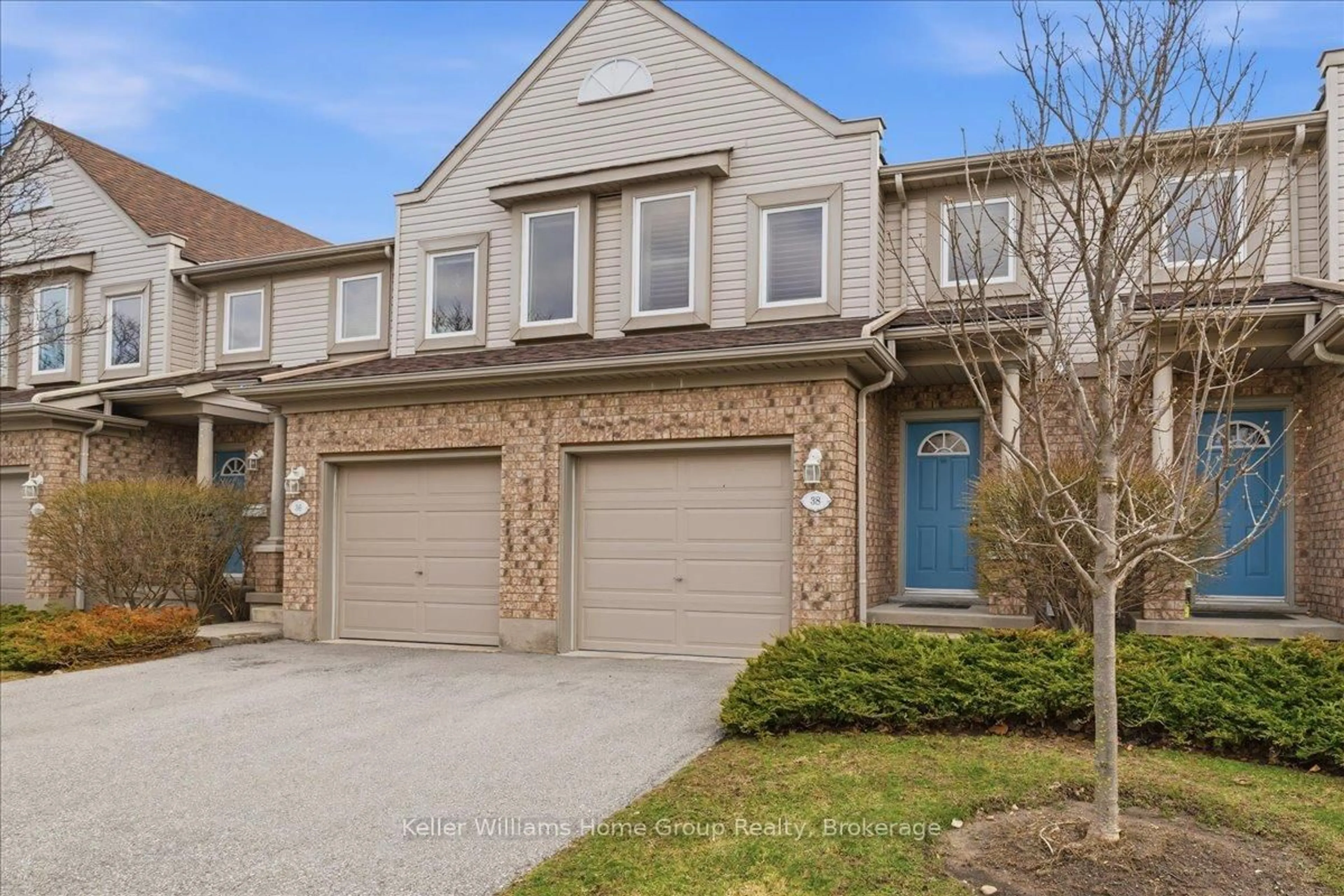 Home with brick exterior material, street for 38 ROEHAMPTON Cres, Guelph Ontario N1L 1M8